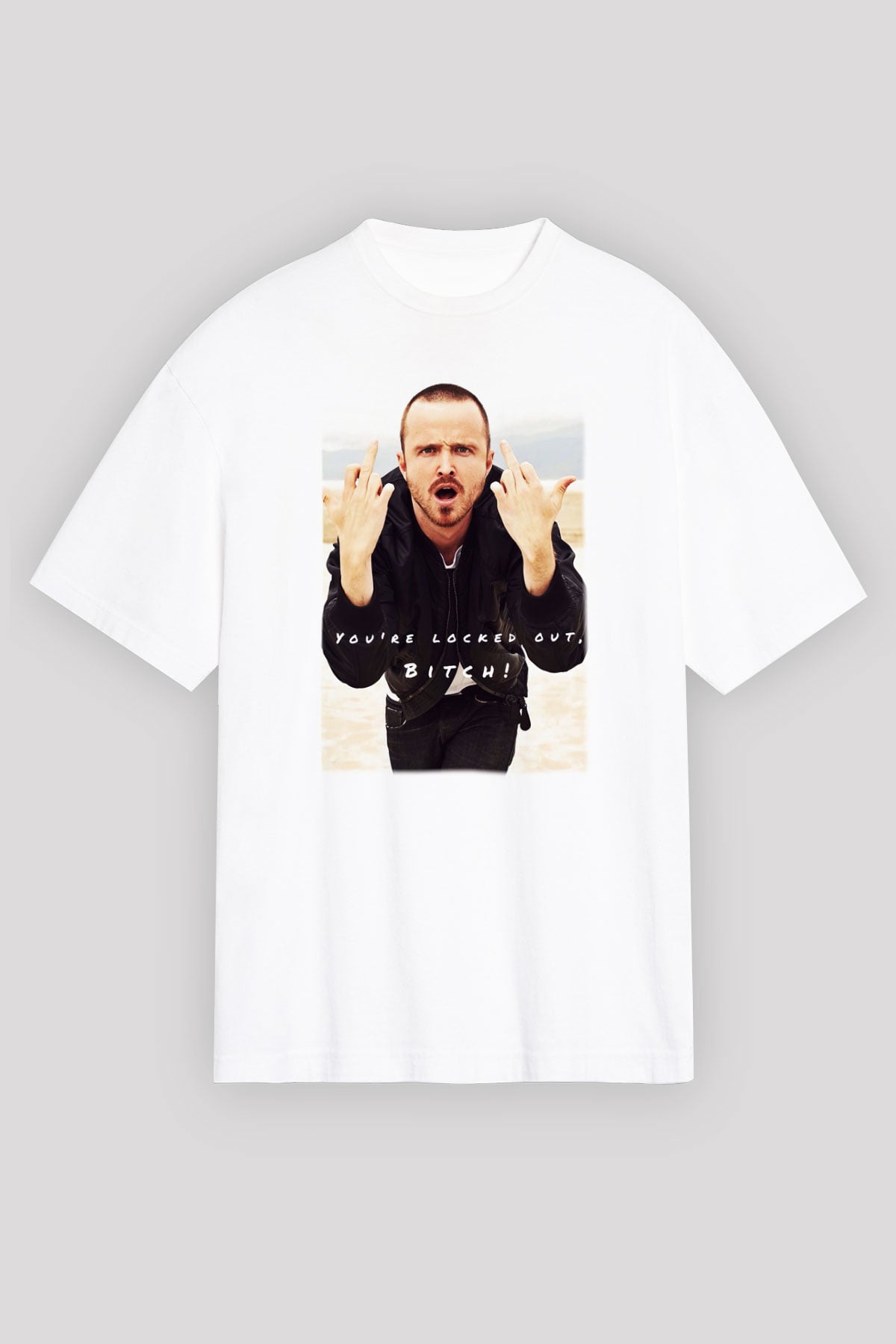 Breaking Bad Heisenberg Beyaz Unisex Oversize Tişört T-Shirt