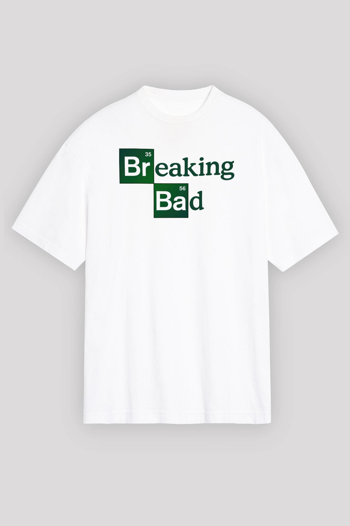 Breaking Bad Heisenberg Beyaz Unisex Oversize Tişört T-Shirt