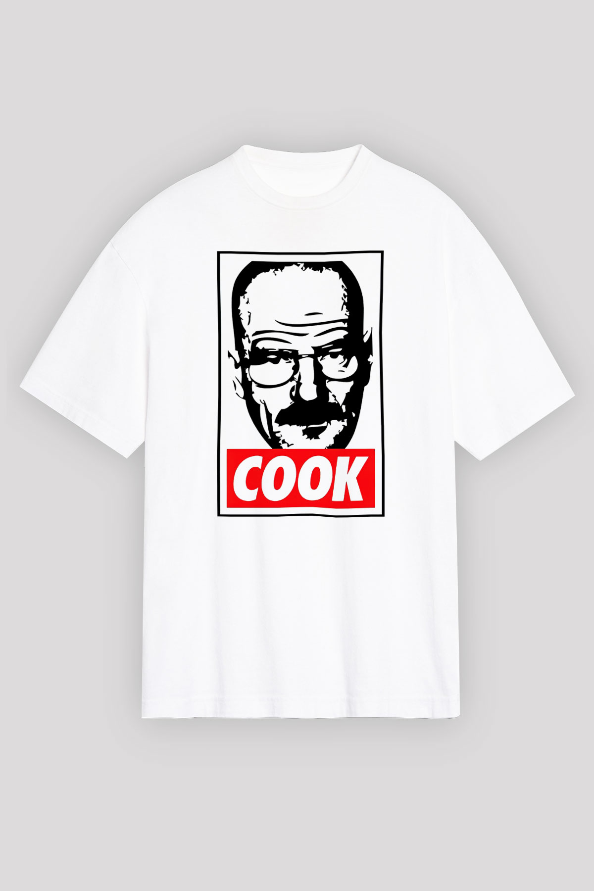 Breaking Bad Heisenberg Beyaz Unisex Oversize Tişört T-Shirt