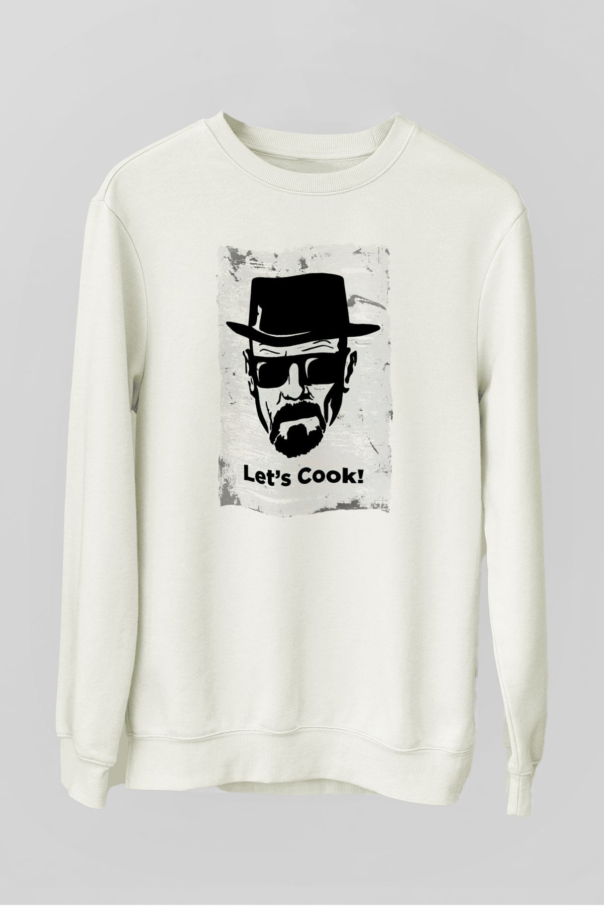 Breaking Bad Heisenberg Beyaz Unisex Sweatshirt