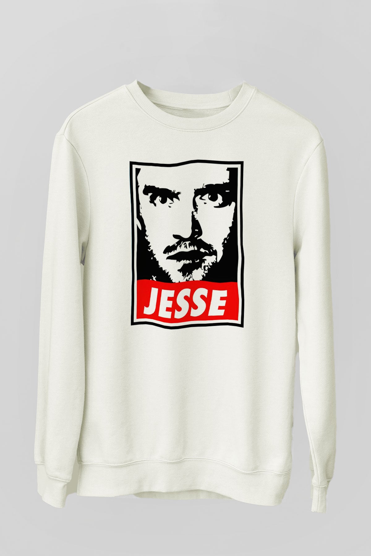 Breaking Bad Heisenberg Beyaz Unisex Sweatshirt