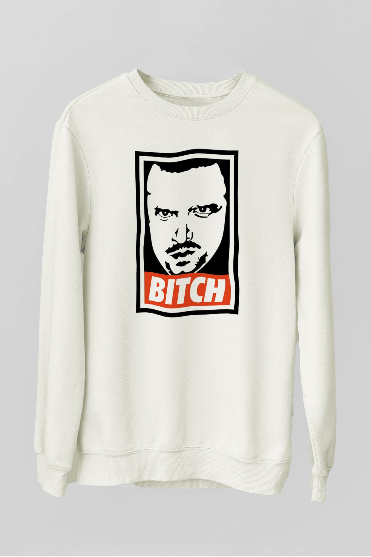 Breaking Bad Heisenberg Beyaz Unisex Sweatshirt