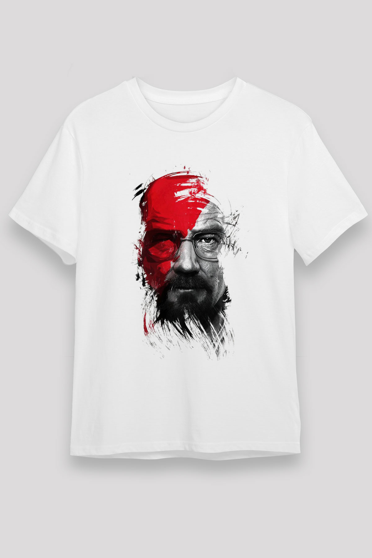 Breaking Bad Heisenberg White Unisex Graphic Tee - STREETWEAR