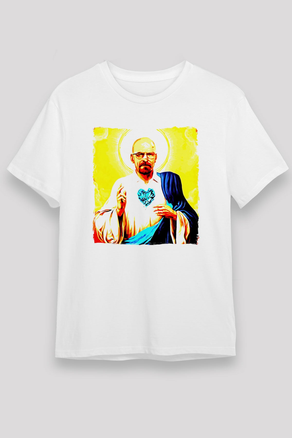 Breaking Bad Heisenberg Beyaz Unisex Tişört T-Shirt