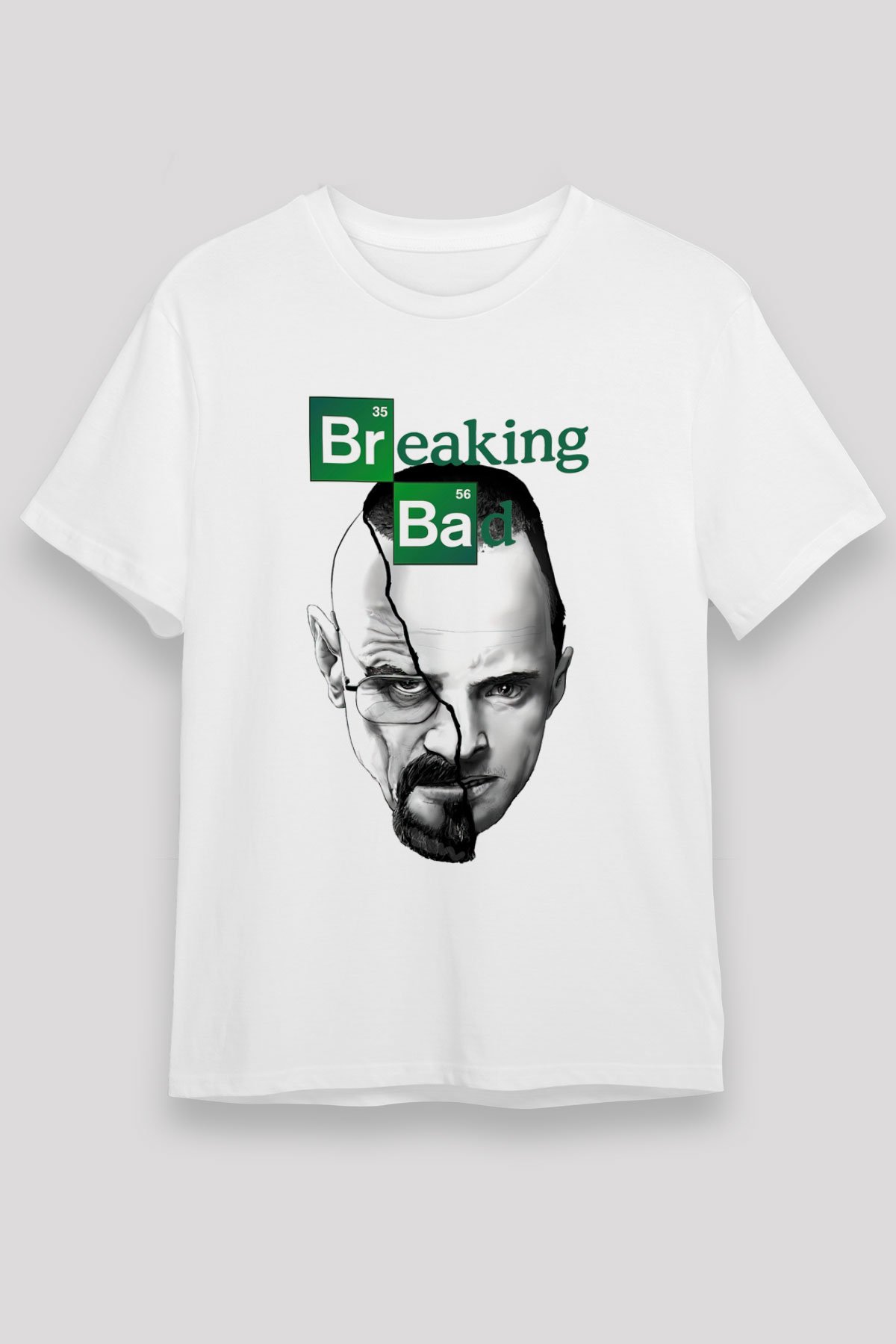 Breaking Bad Heisenberg White Unisex Graphic Tee - STREETWEAR