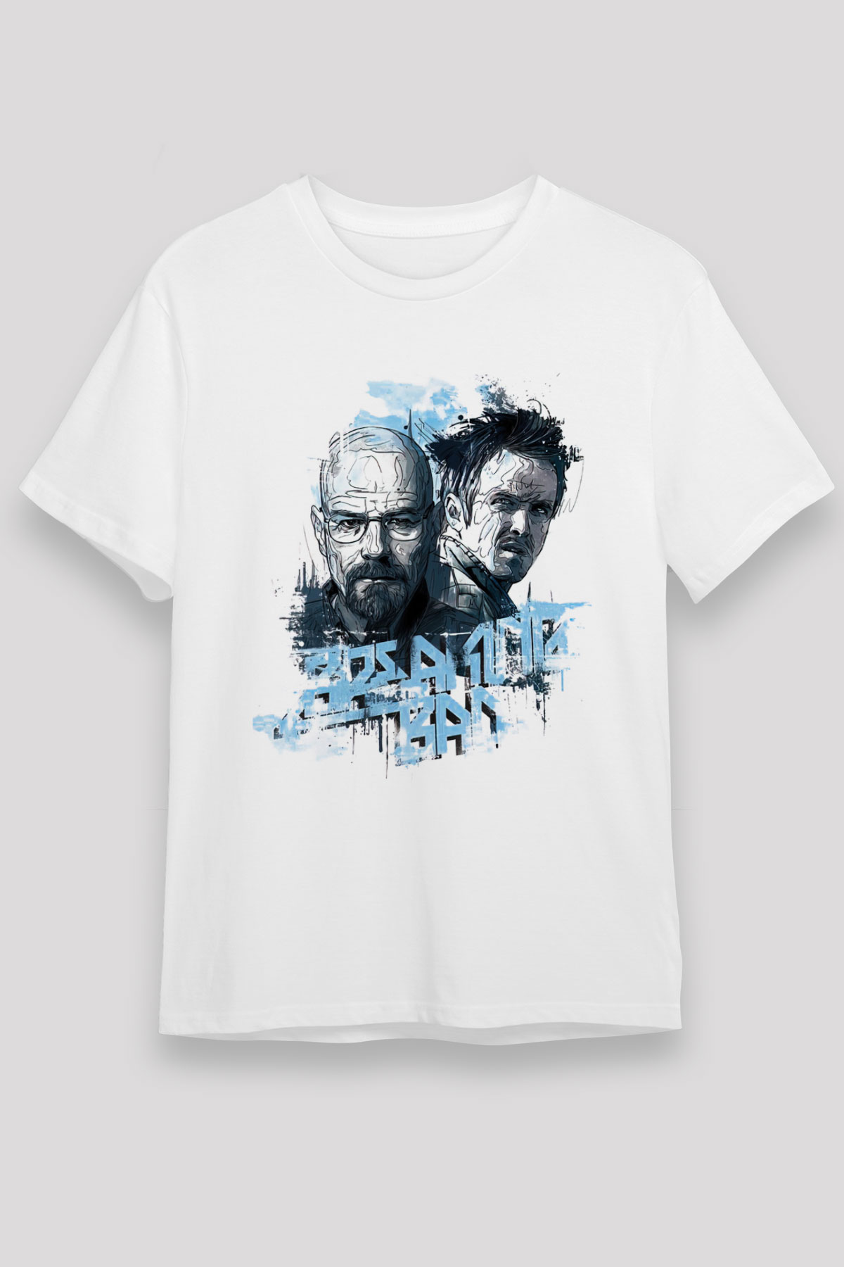 Breaking Bad Heisenberg White Unisex Graphic Tee - STREETWEAR