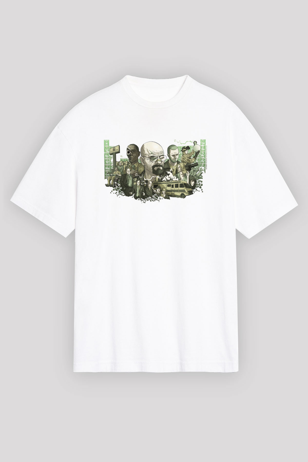 Breaking Bad Heisenberg Beyaz Unisex Tişört T-Shirt
