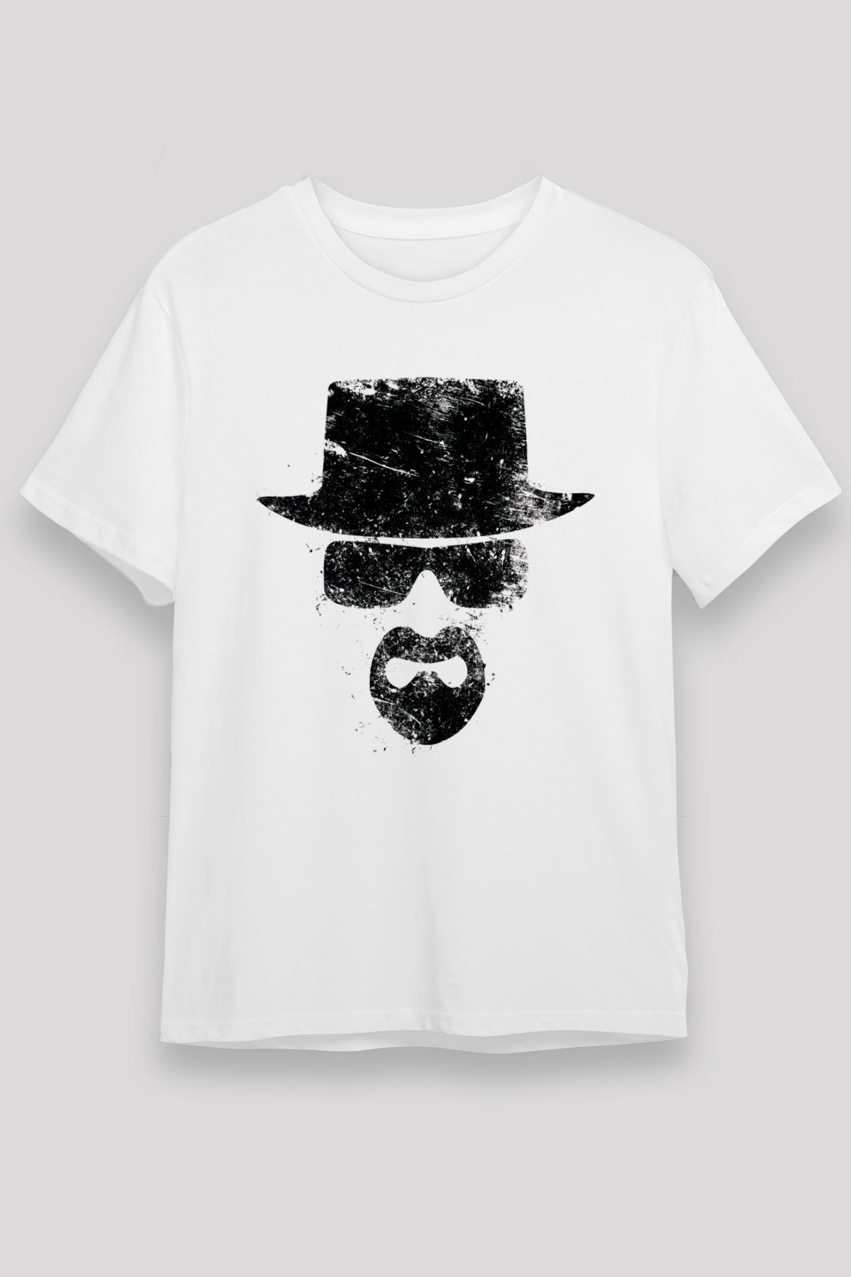 Breaking Bad Heisenberg White Unisex Graphic Tee - STREETWEAR