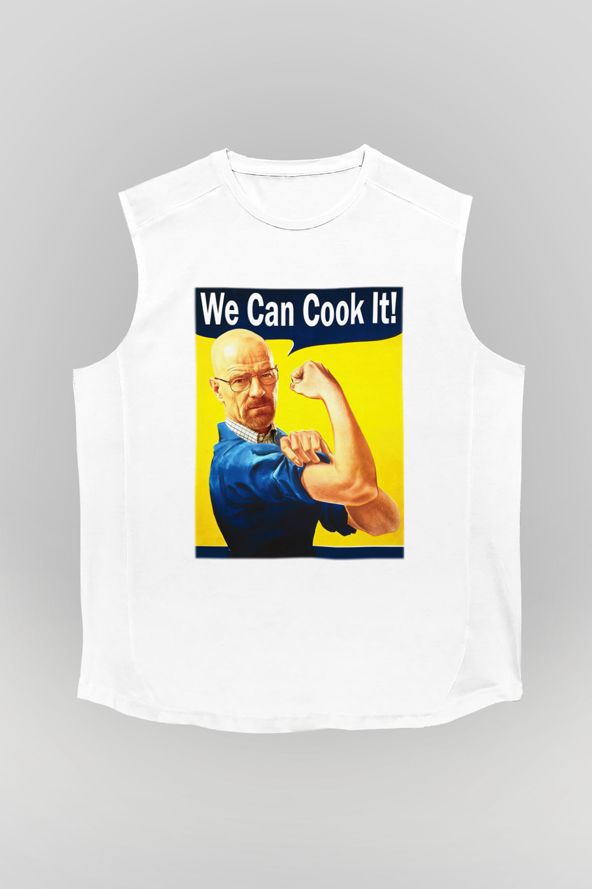 Breaking Bad Heisenberg Cook Beyaz Unisex Kolsuz Tişört