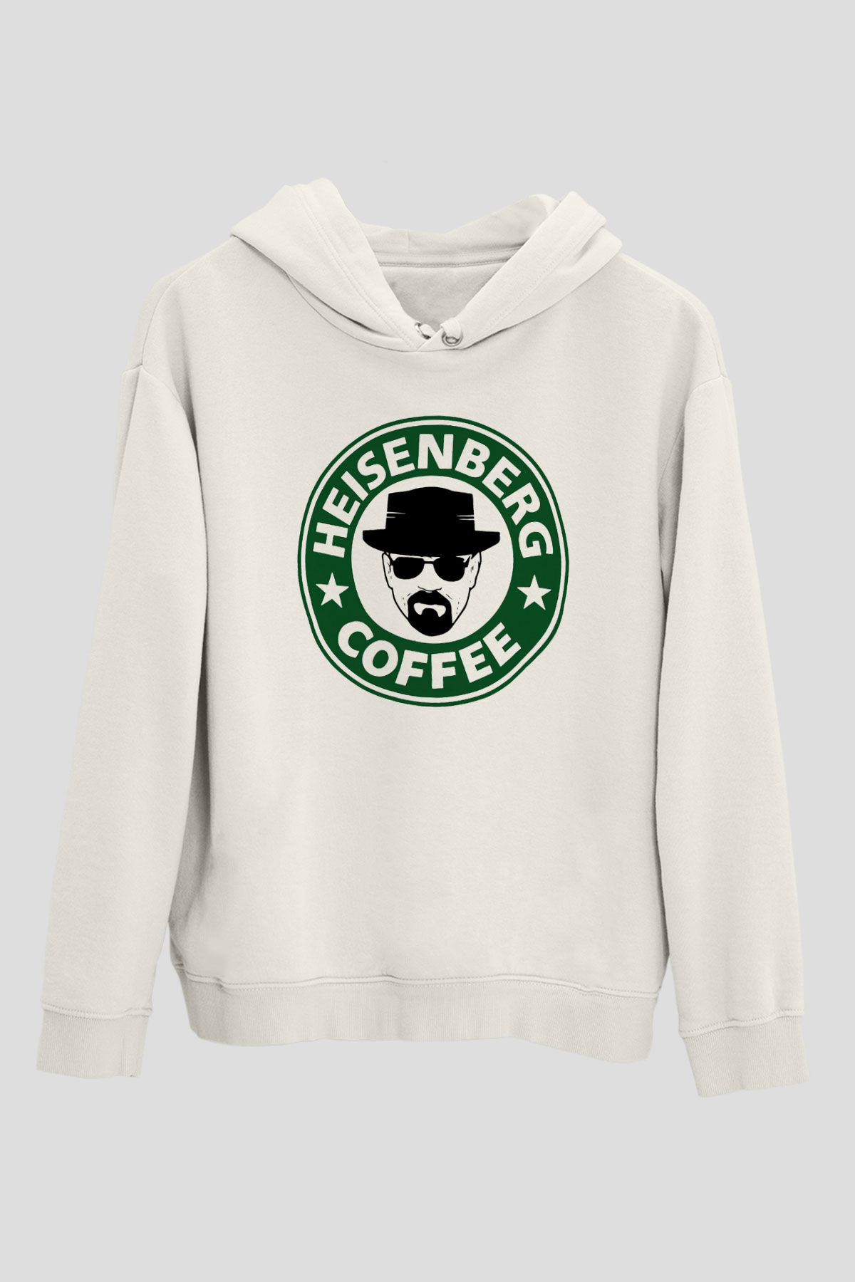 Breaking Bad Heisenberg Heisenberg Coffe Beyaz Unisex Kapşonlu Sweatshirt