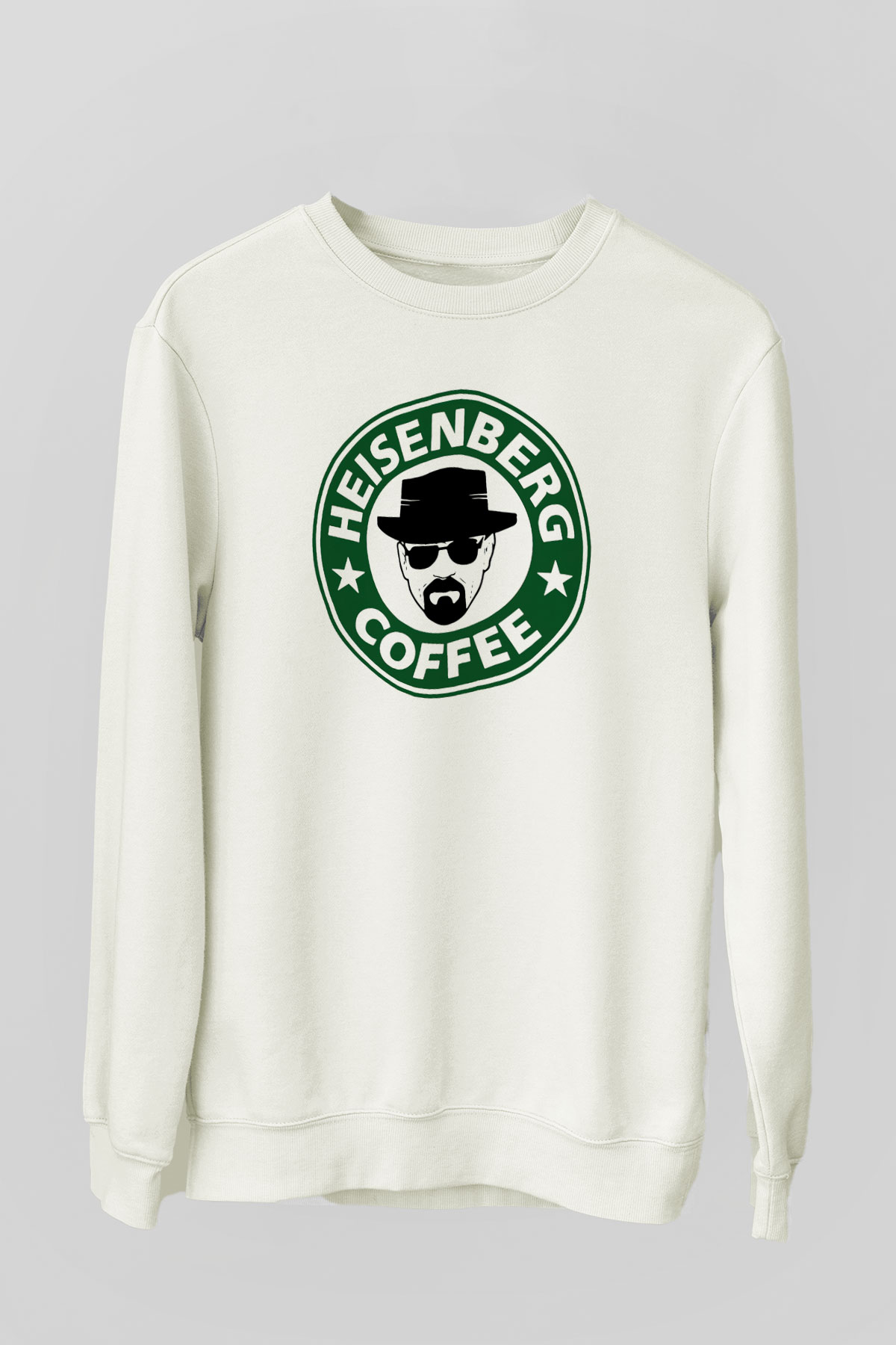 Breaking Bad Heisenberg Heisenberg Coffe Beyaz Unisex Sweatshirt