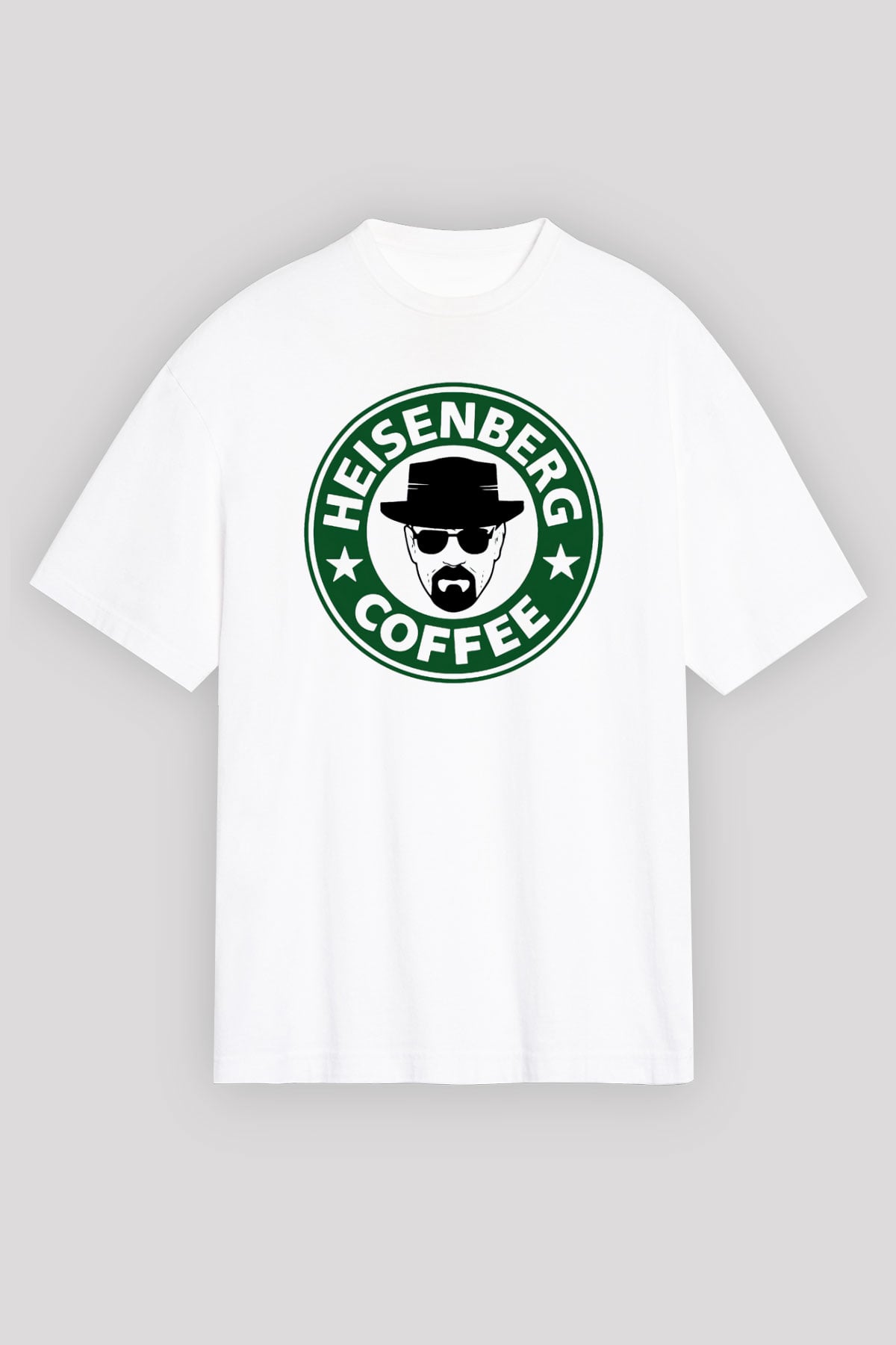 Breaking Bad Heisenberg Heisenberg Coffe Beyaz Unisex Oversize Tişört T-Shirt
