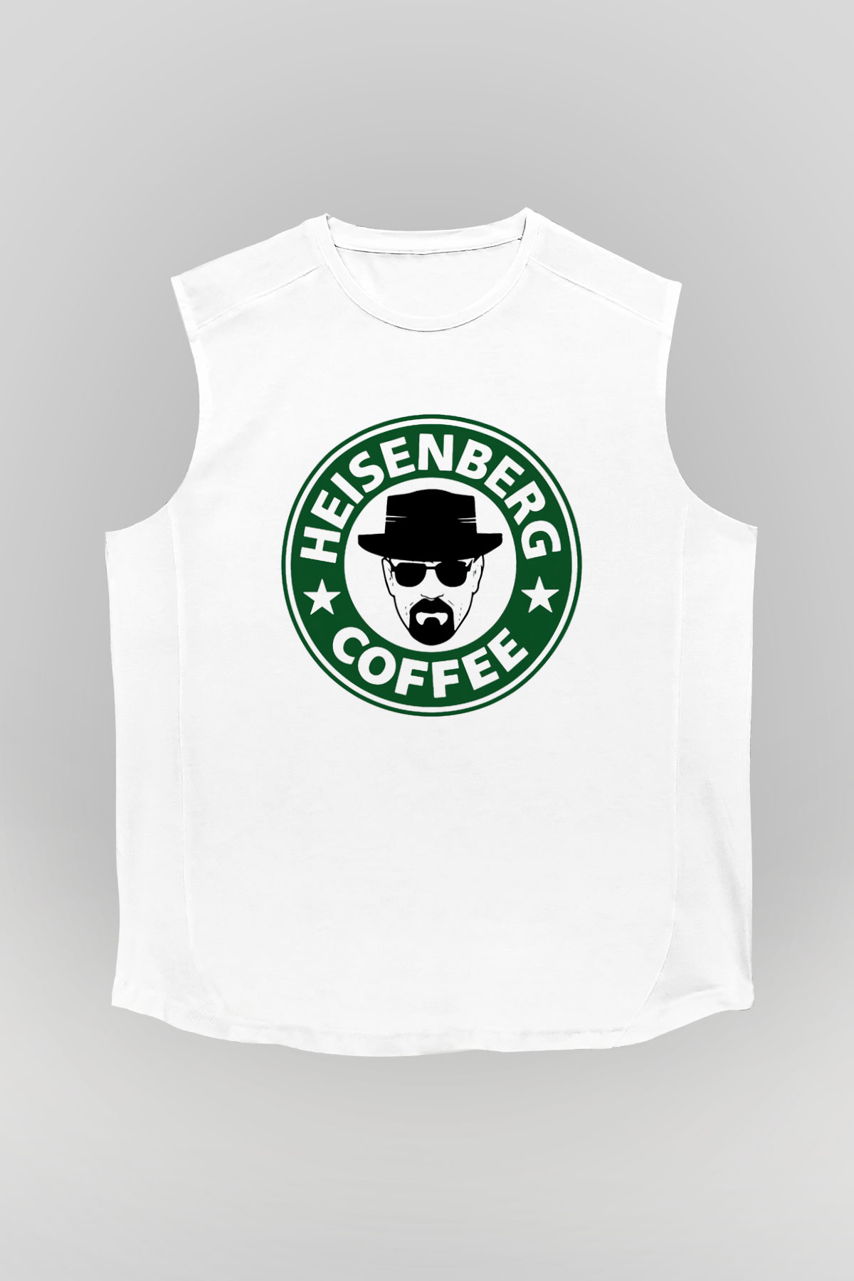 Breaking Bad Heisenberg Heisenberg Coffe Beyaz Unisex Kolsuz Tişört