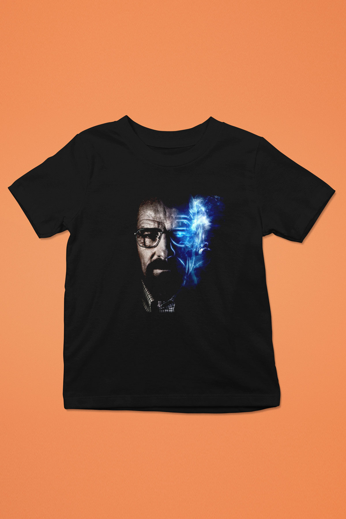 Breaking Bad Heisenberg Siyah Unisex Çocuk Tişört