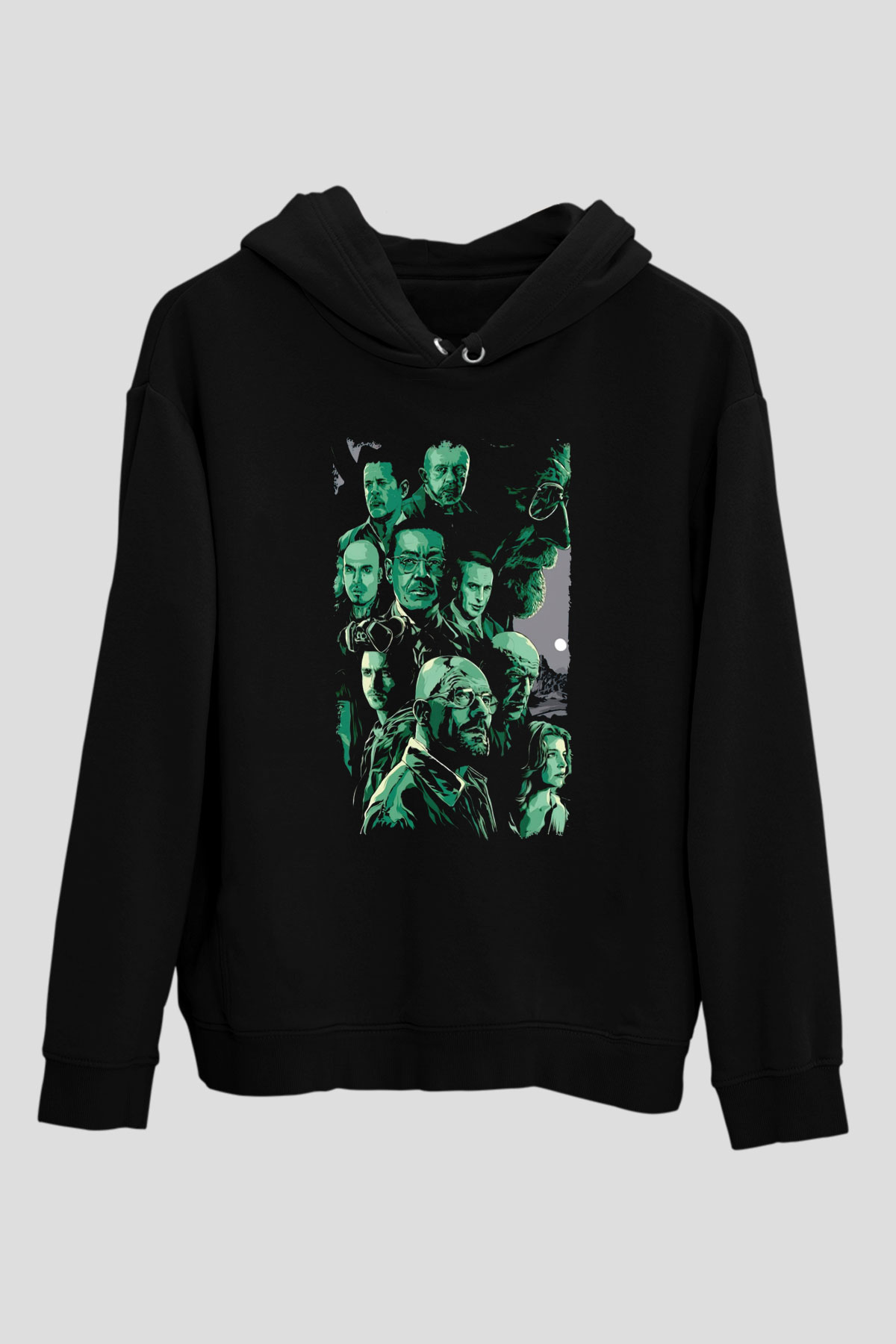 Breaking Bad Heisenberg Siyah Unisex Hoodie