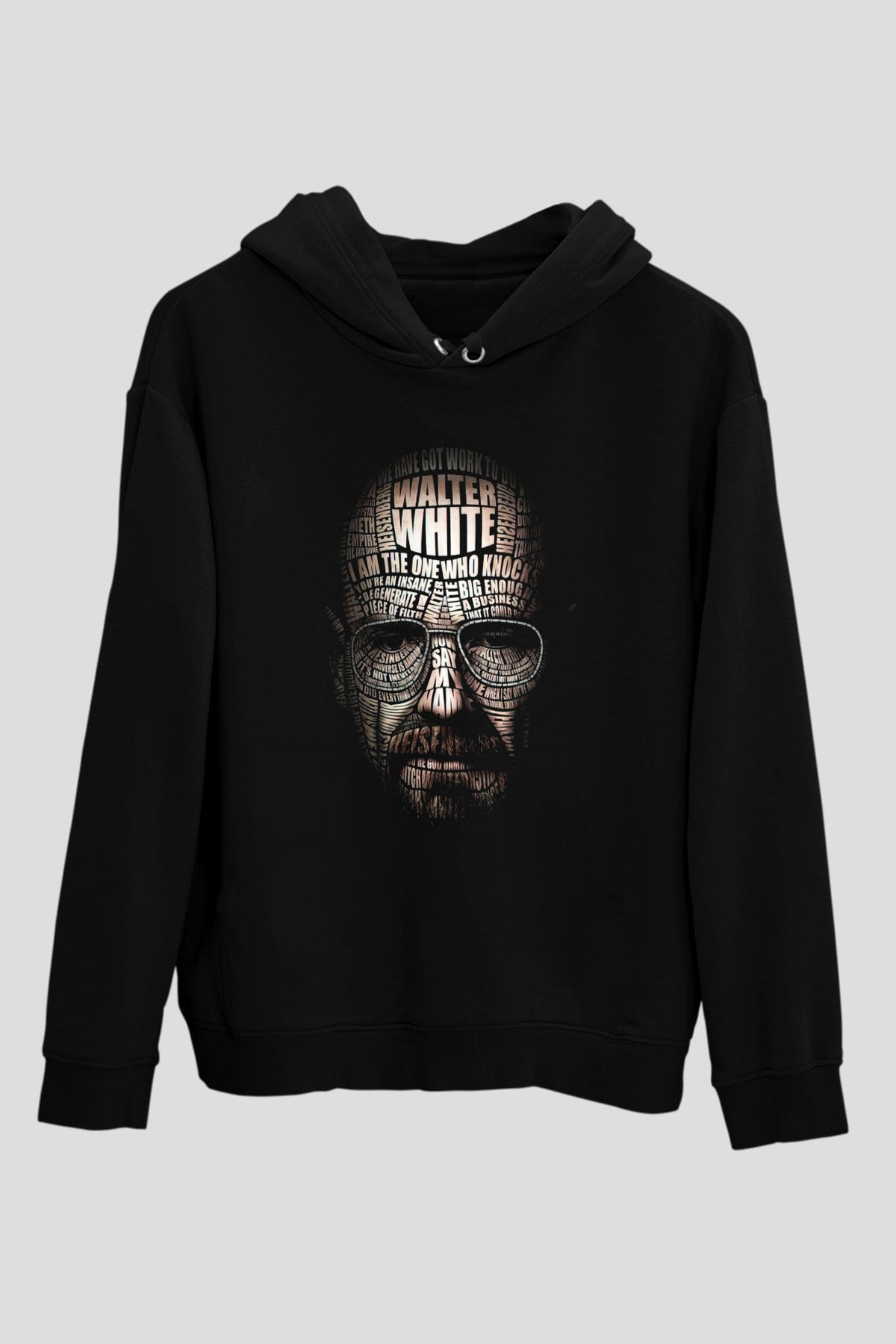 Breaking Bad Heisenberg Siyah Unisex Hoodie
