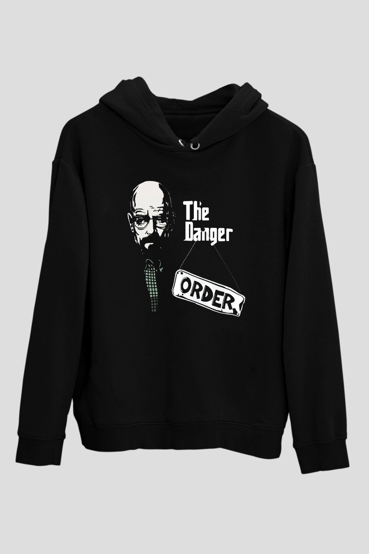 Breaking Bad Heisenberg Siyah Unisex Hoodie