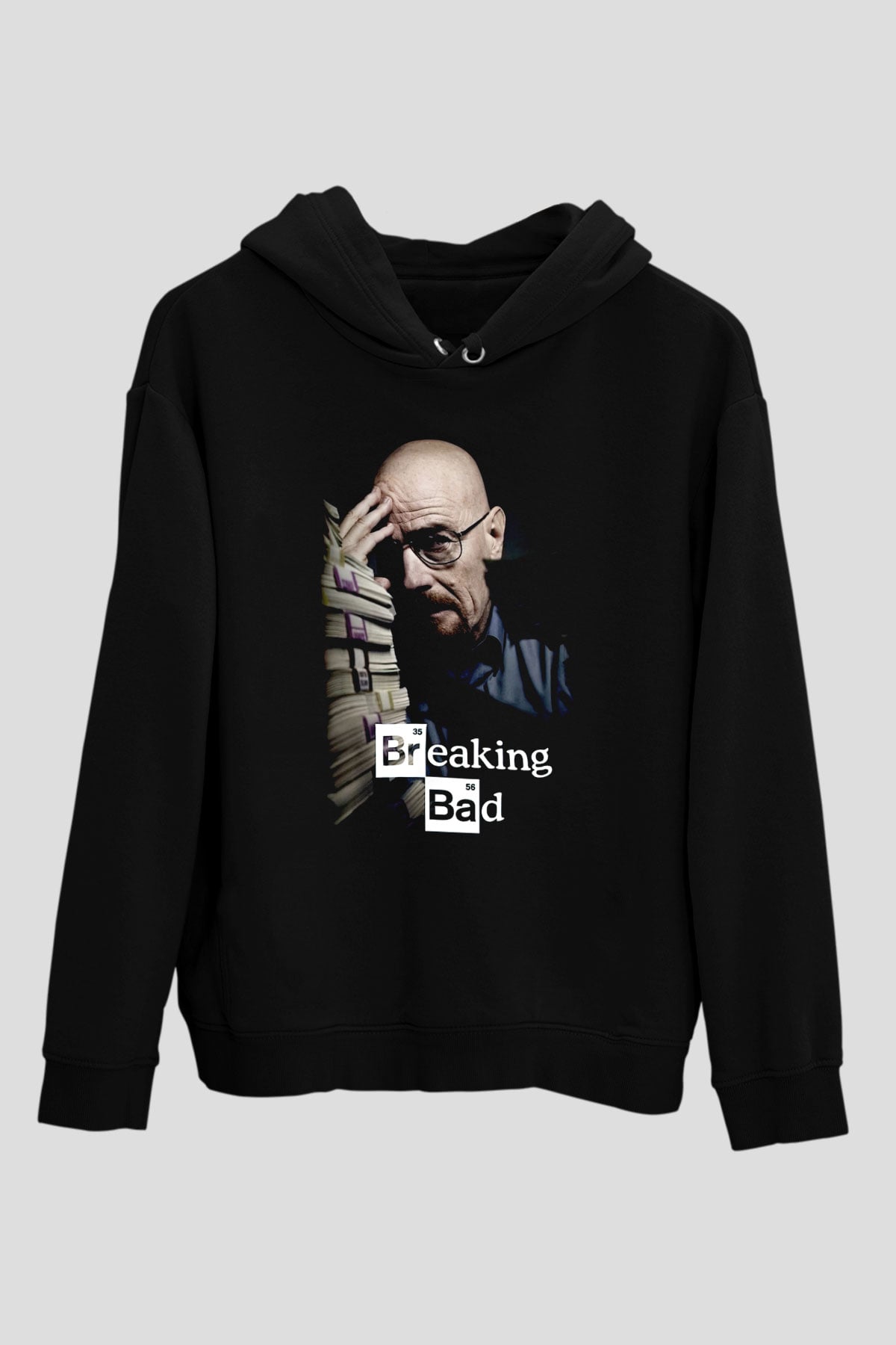 Breaking Bad Heisenberg Siyah Unisex Hoodie