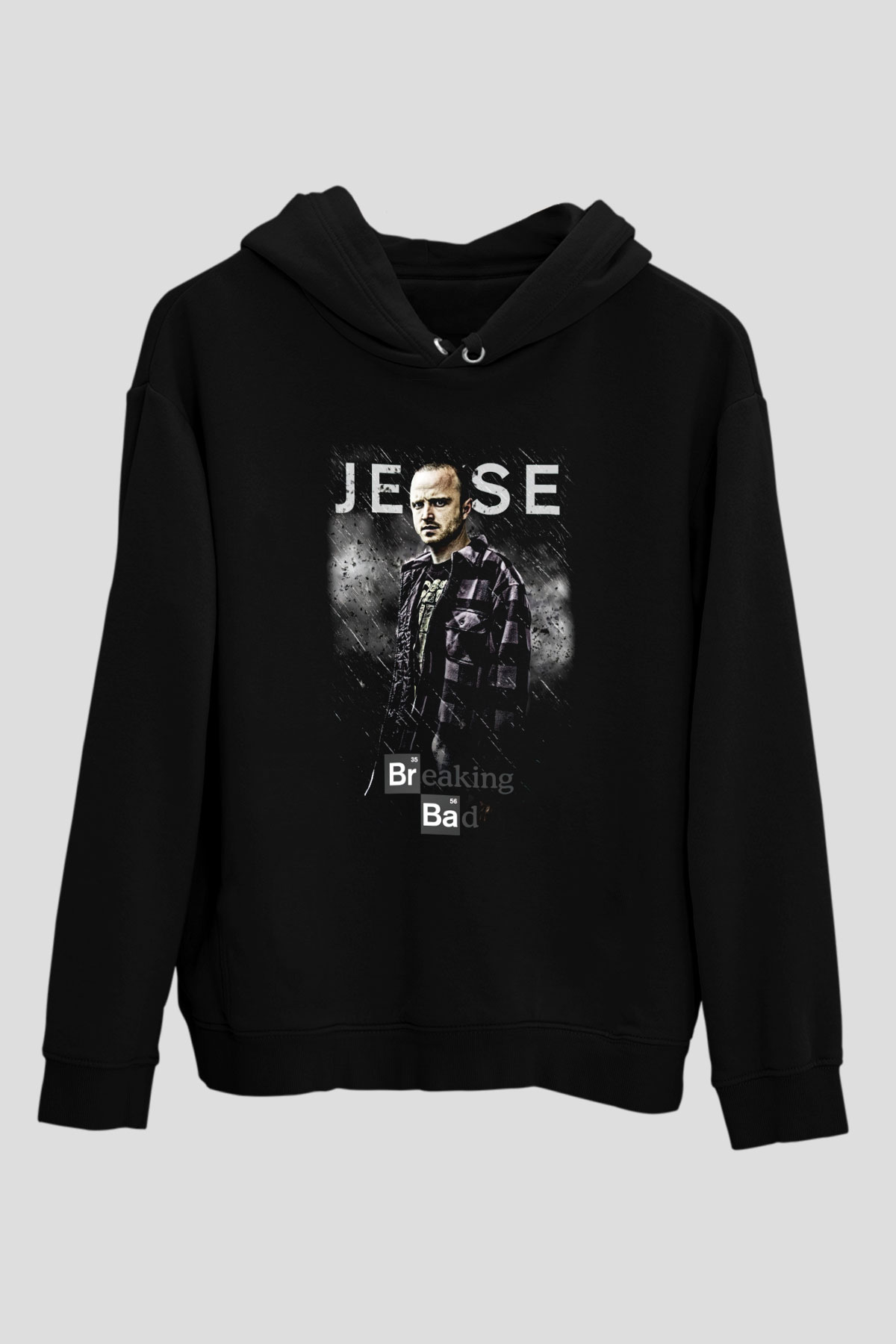 Breaking Bad Heisenberg Siyah Unisex Hoodie