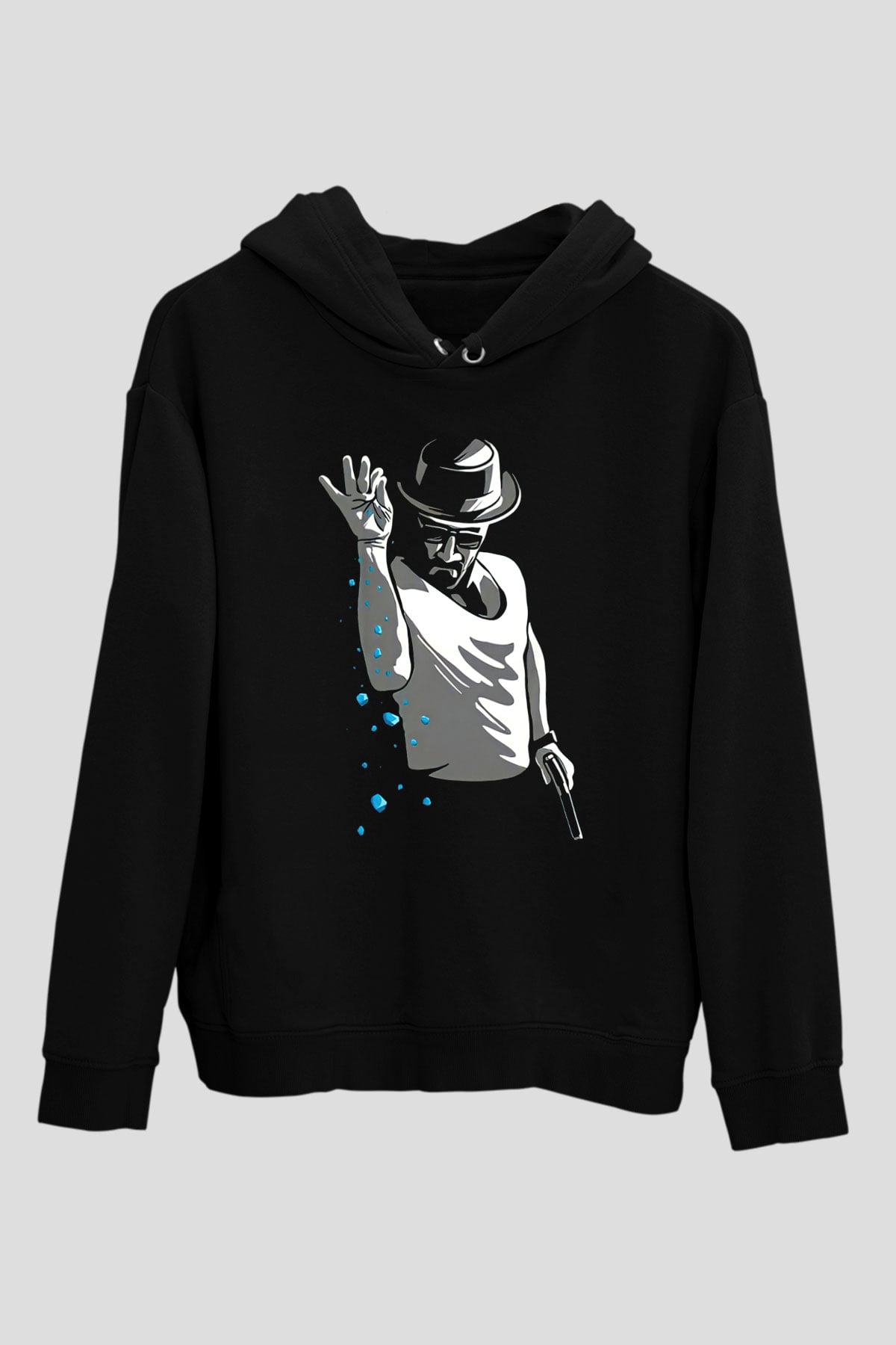 Breaking Bad Heisenberg Siyah Unisex Hoodie