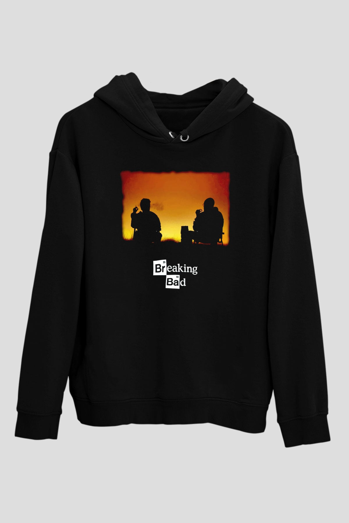 Breaking Bad Heisenberg Siyah Unisex Hoodie