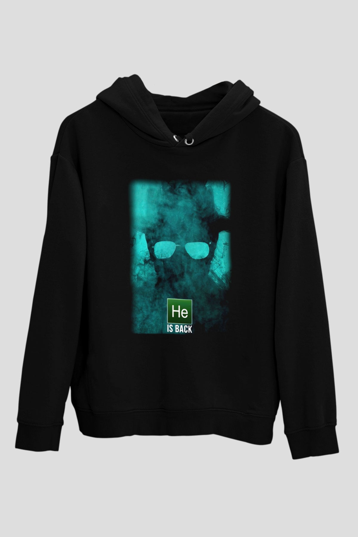 Breaking Bad Heisenberg Siyah Unisex Hoodie