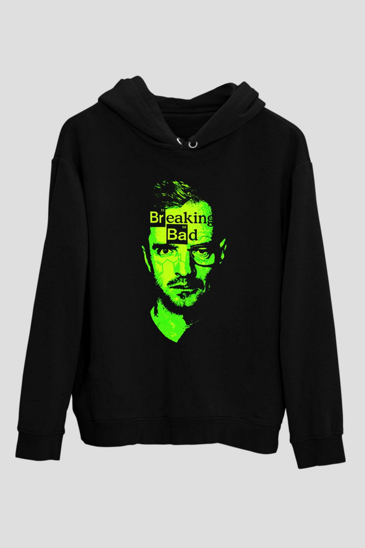 Breaking Bad Heisenberg Siyah Unisex Hoodie