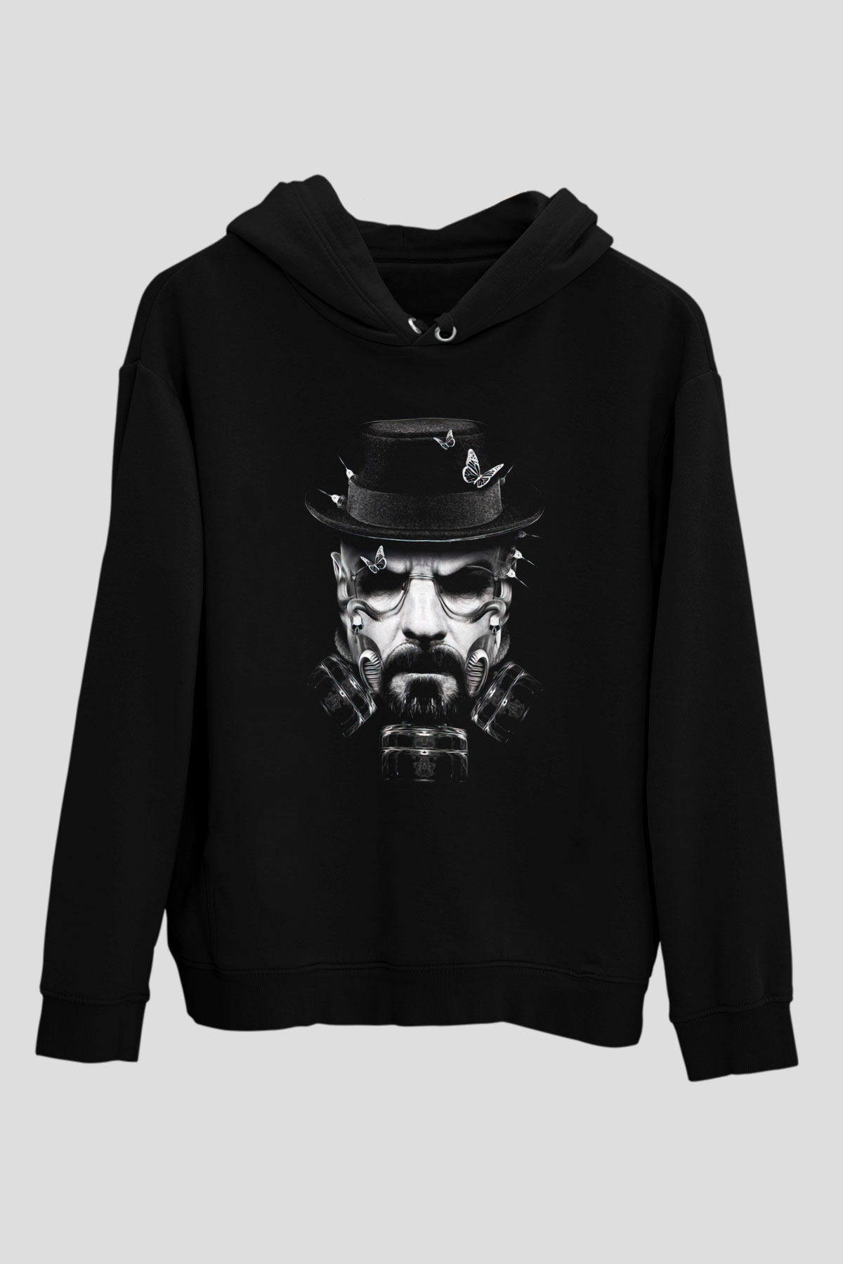 Breaking Bad Heisenberg Siyah Unisex Hoodie