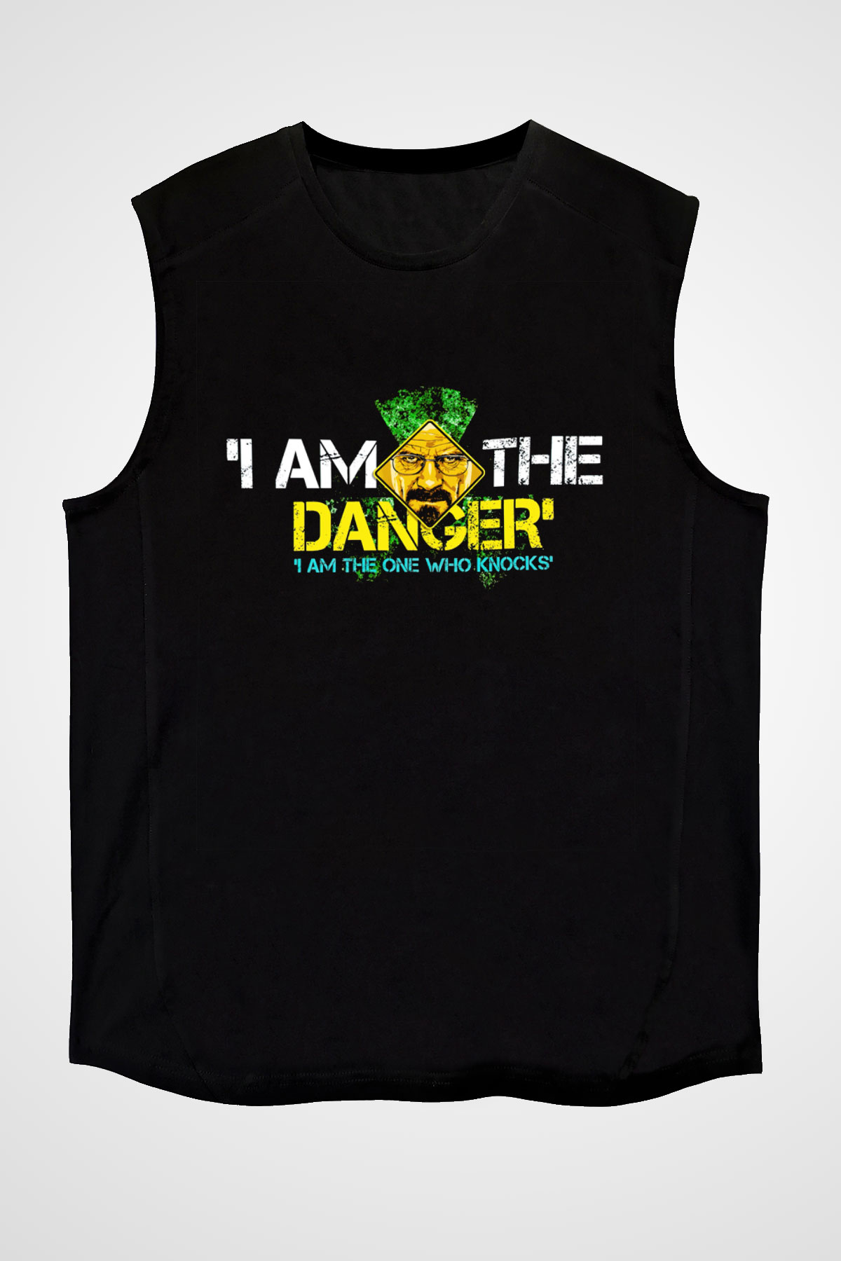 Breaking Bad Heisenberg Siyah Unisex Kolsuz Tişört
