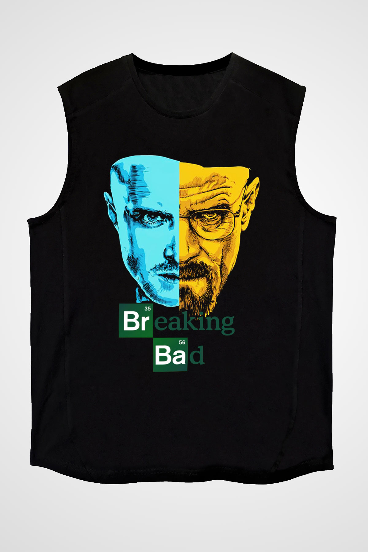 Breaking Bad Heisenberg Siyah Unisex Kolsuz Tişört