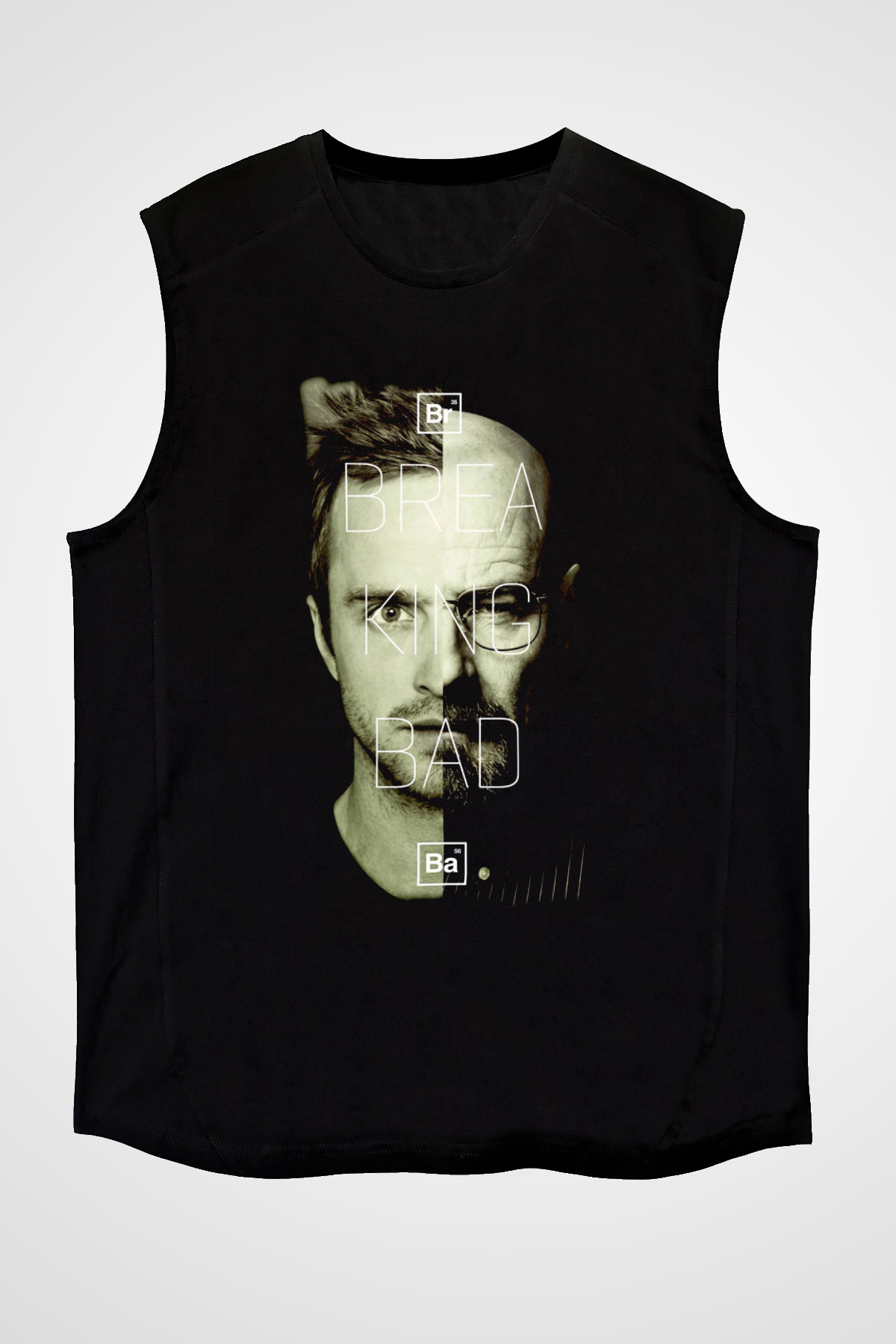 Breaking Bad Heisenberg Siyah Unisex Kolsuz Tişört