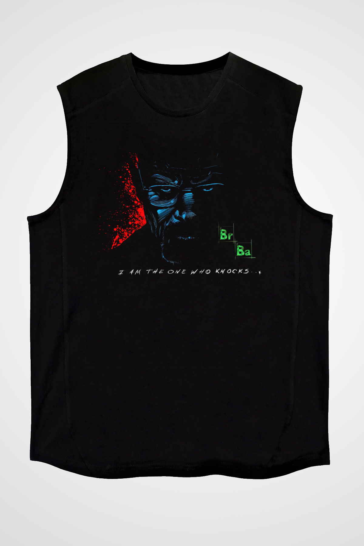 Breaking Bad Heisenberg Siyah Unisex Kolsuz Tişört