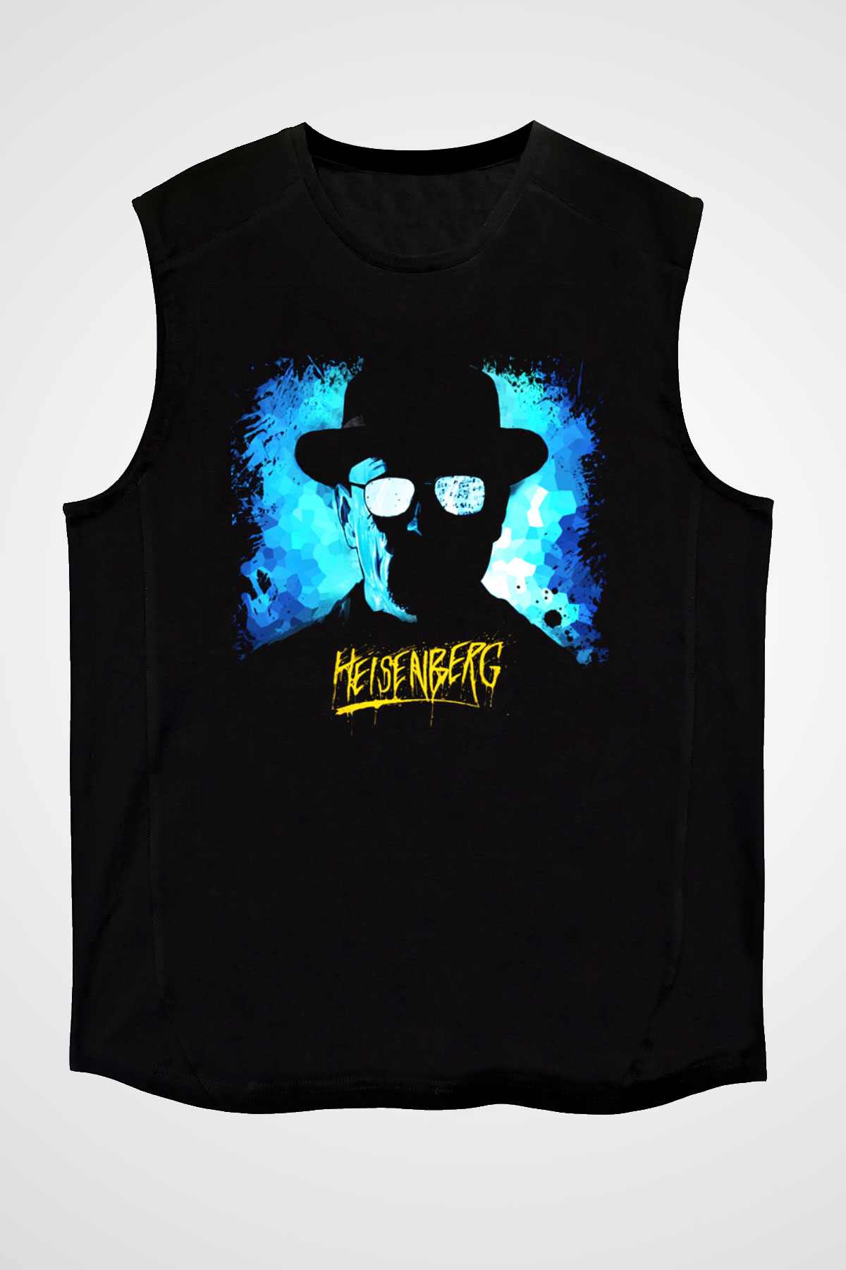 Breaking Bad Heisenberg Siyah Unisex Kolsuz Tişört