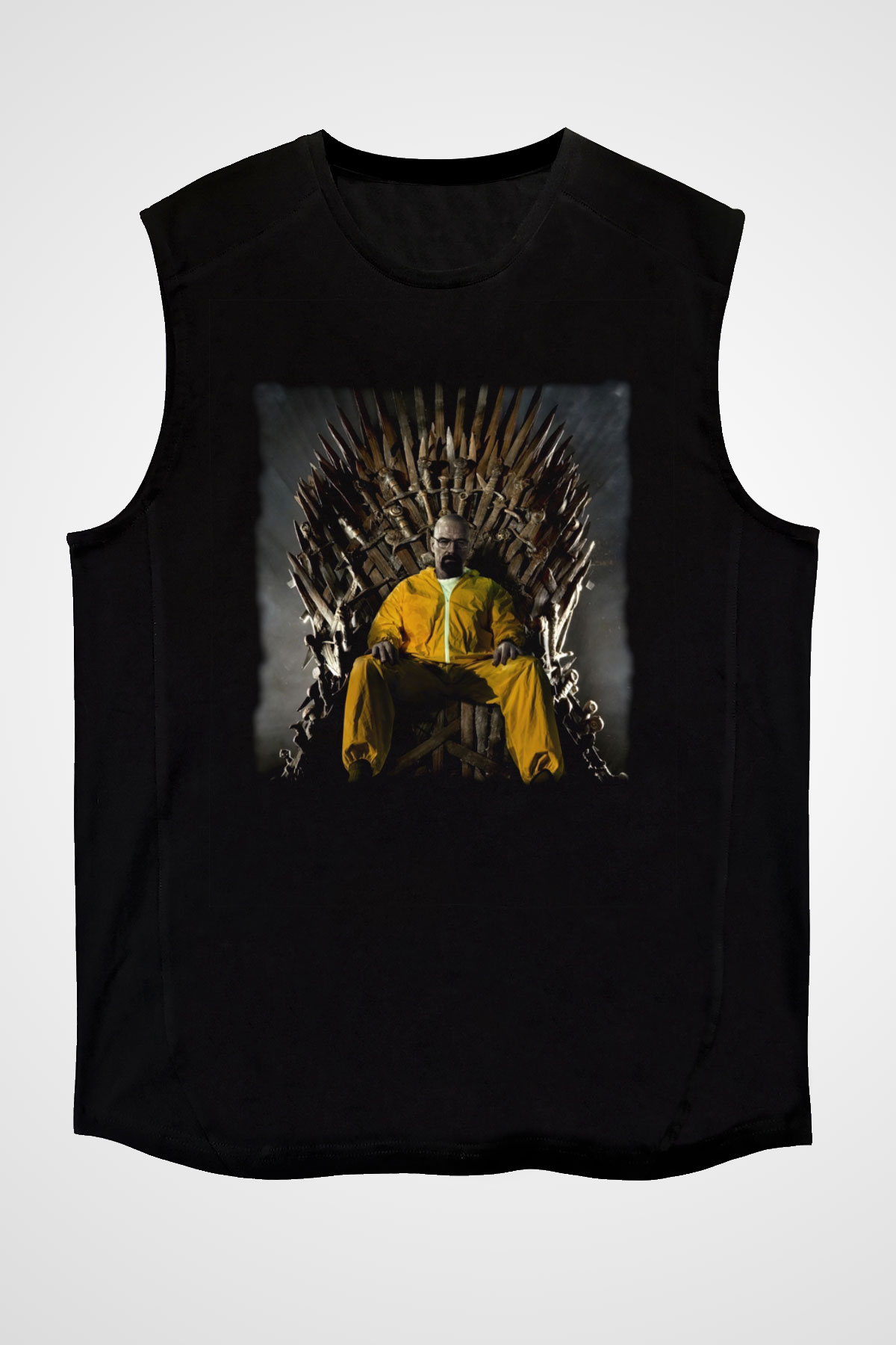Breaking Bad Heisenberg Siyah Unisex Kolsuz Tişört