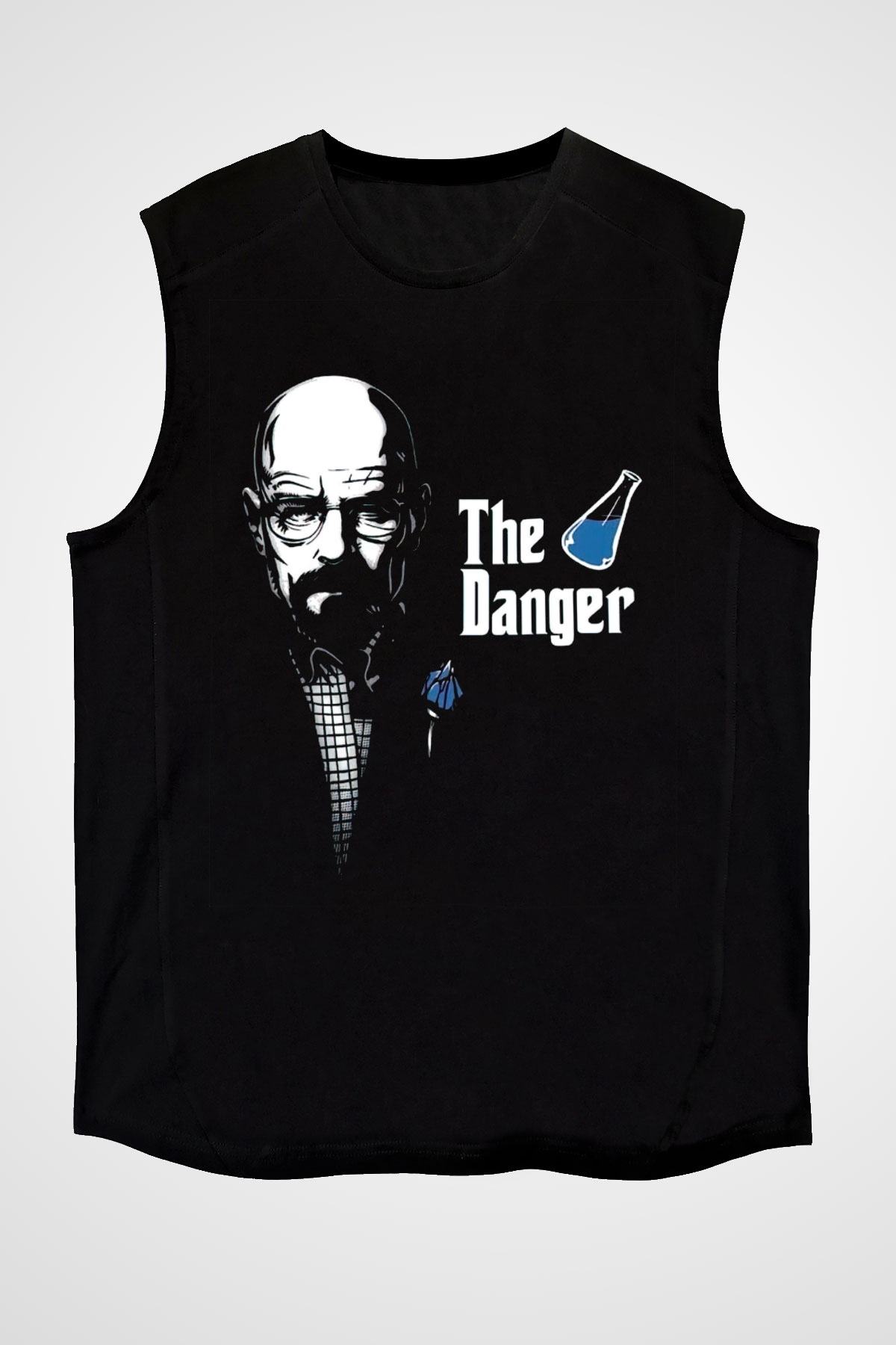 Breaking Bad Heisenberg Siyah Unisex Kolsuz Tişört