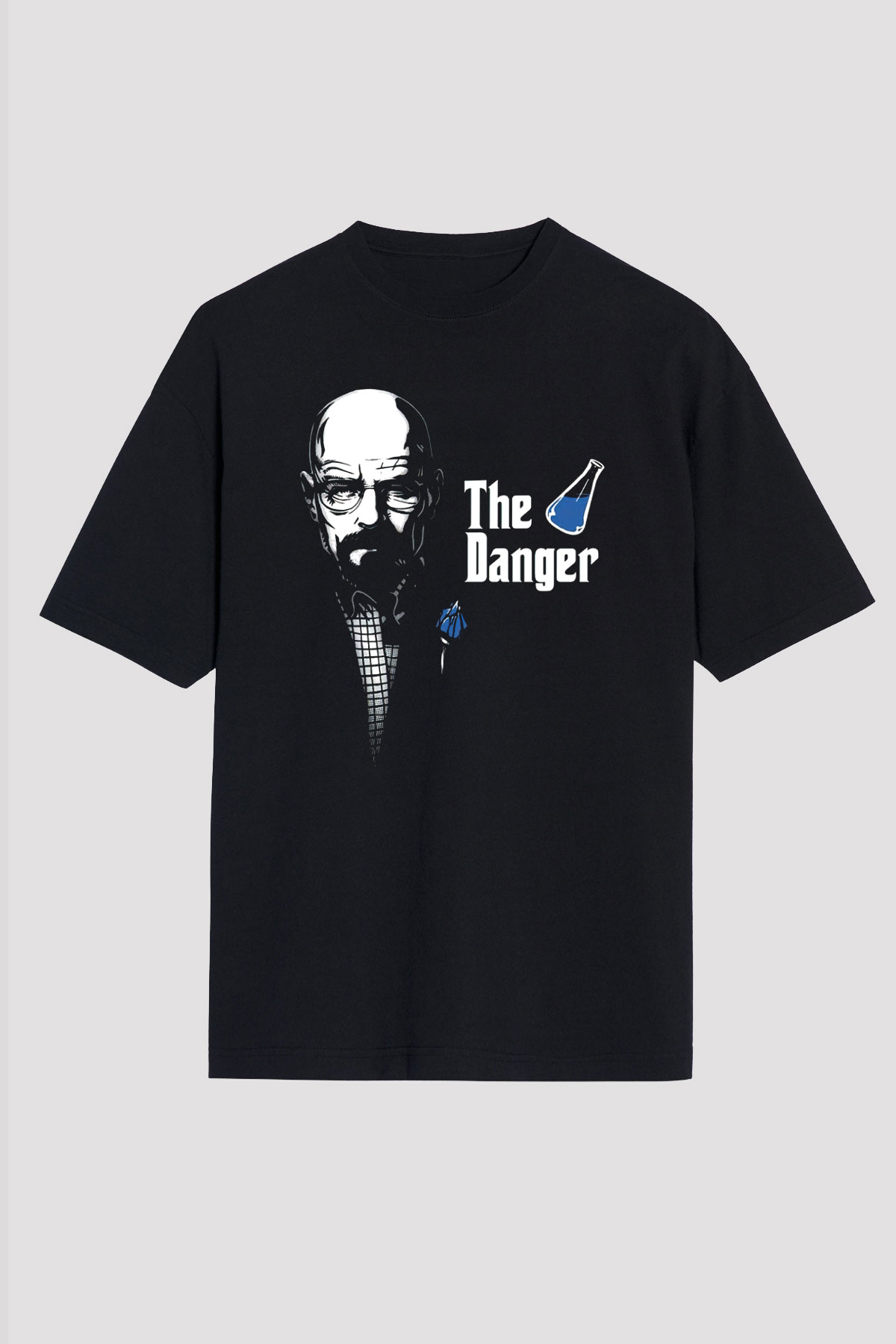 Breaking Bad Heisenberg Siyah Unisex Oversize Tişört T-Shirt