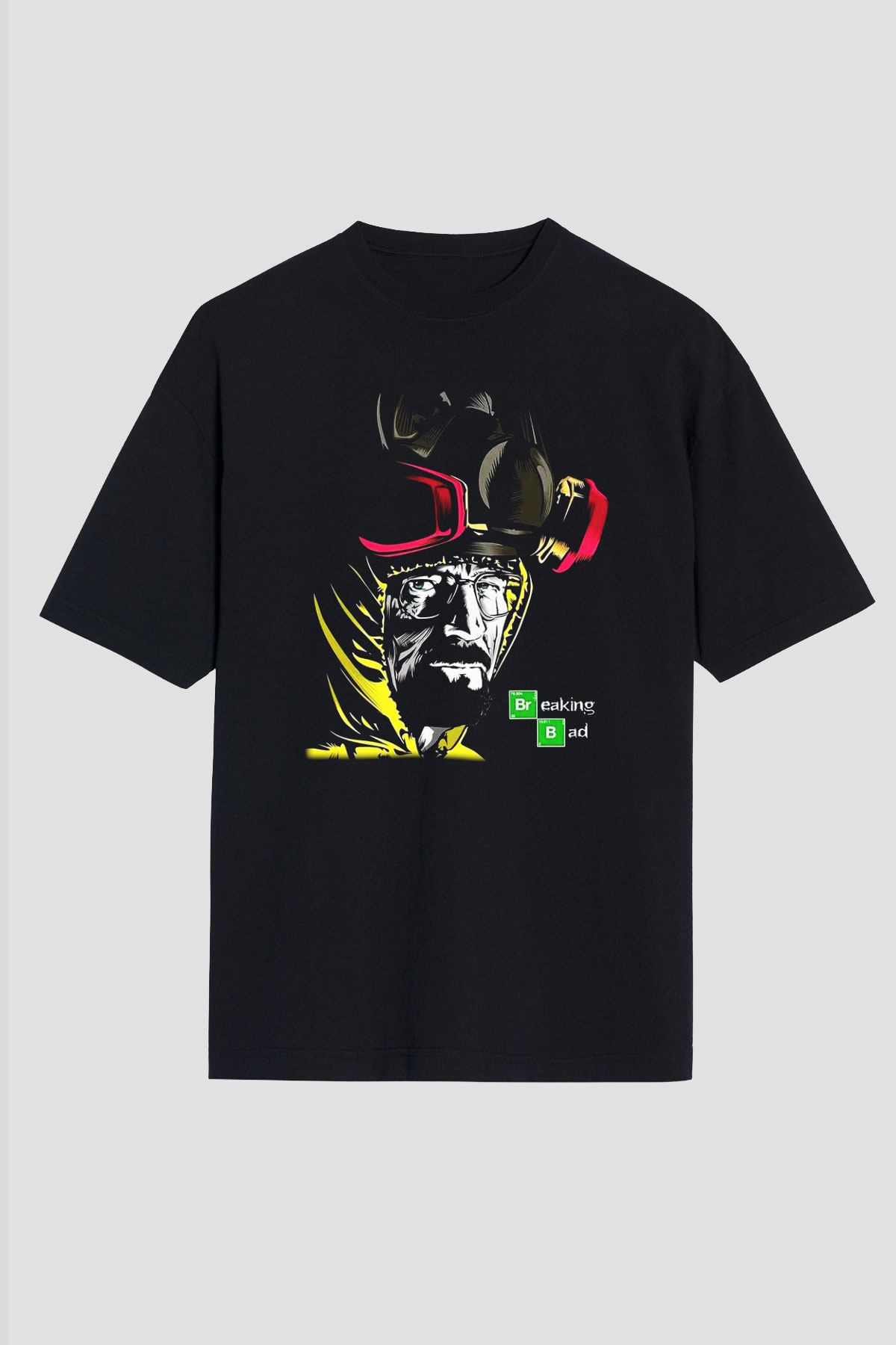 Breaking Bad Heisenberg Siyah Unisex Oversize Tişört T-Shirt