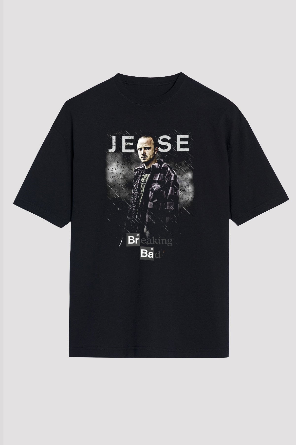 Breaking Bad Heisenberg Siyah Unisex Oversize Tişört T-Shirt