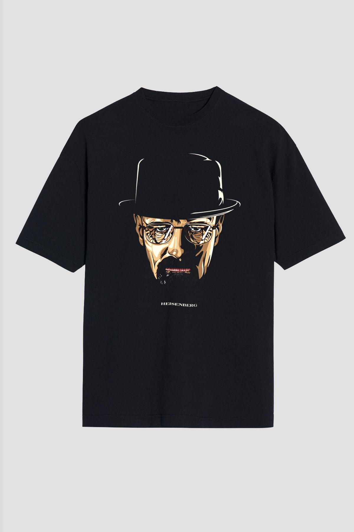 Breaking Bad Heisenberg Siyah Unisex Oversize Tişört T-Shirt
