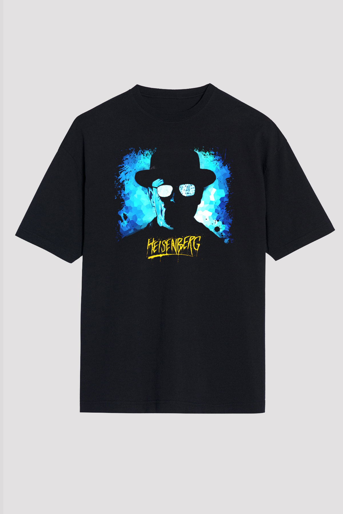 Breaking Bad Heisenberg Siyah Unisex Oversize Tişört T-Shirt