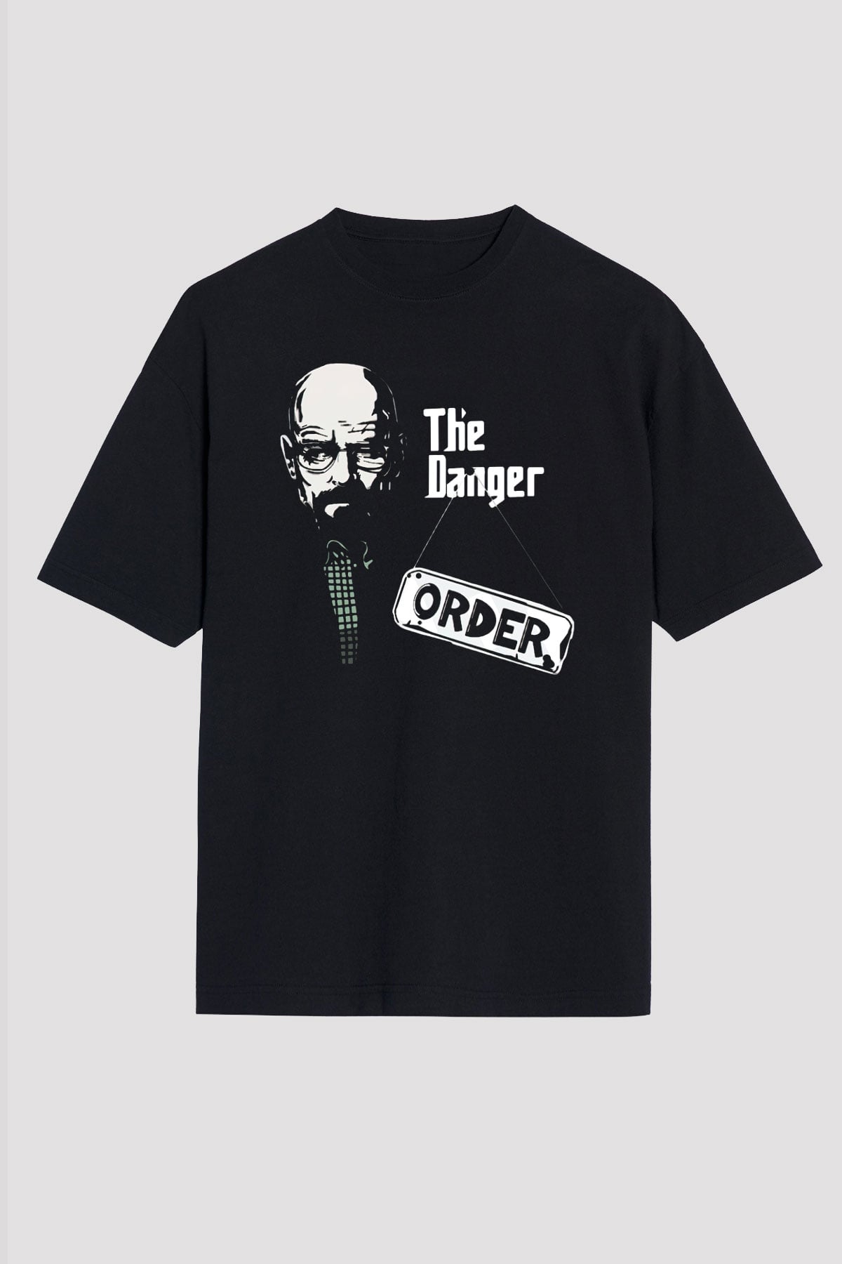 Breaking Bad Heisenberg Siyah Unisex Oversize Tişört T-Shirt
