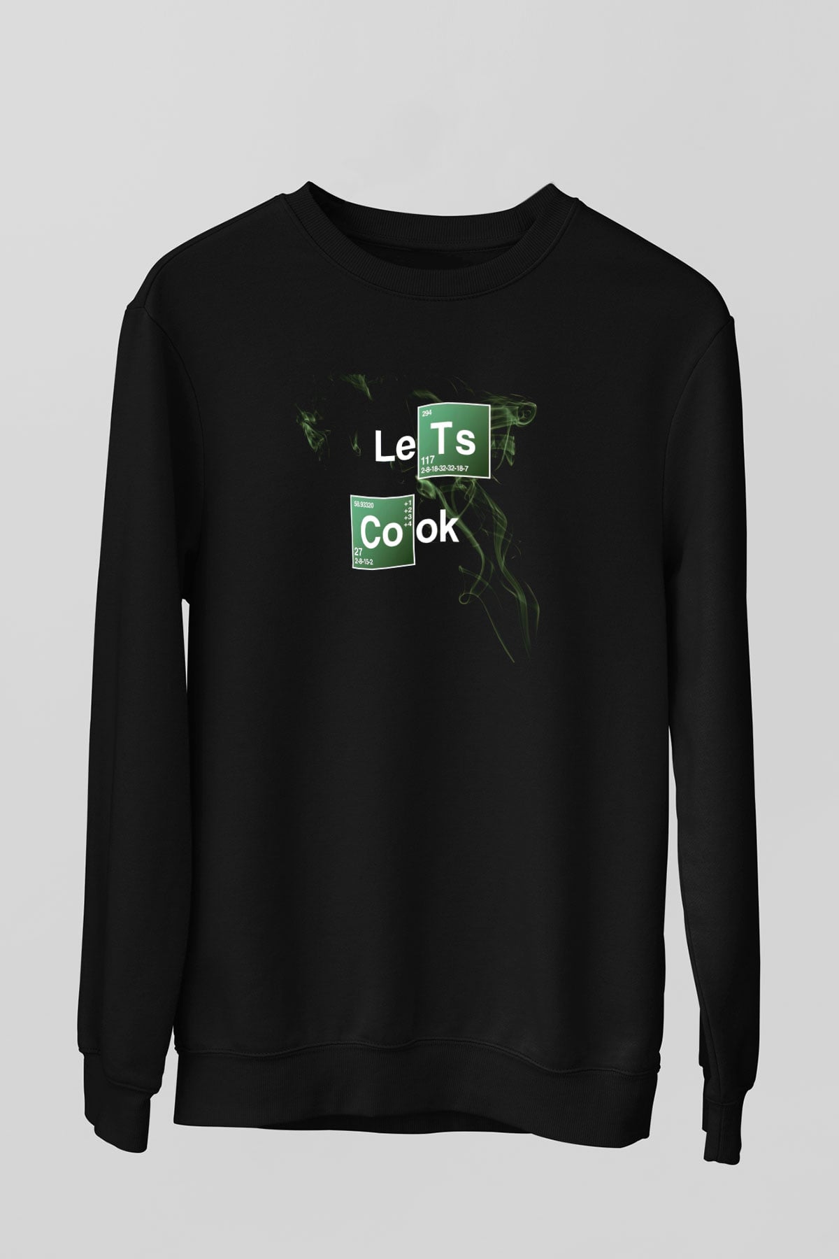Breaking Bad Heisenberg Siyah Unisex Sweatshirt