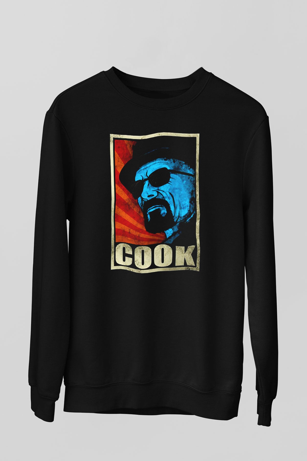 Breaking Bad Heisenberg Siyah Unisex Sweatshirt