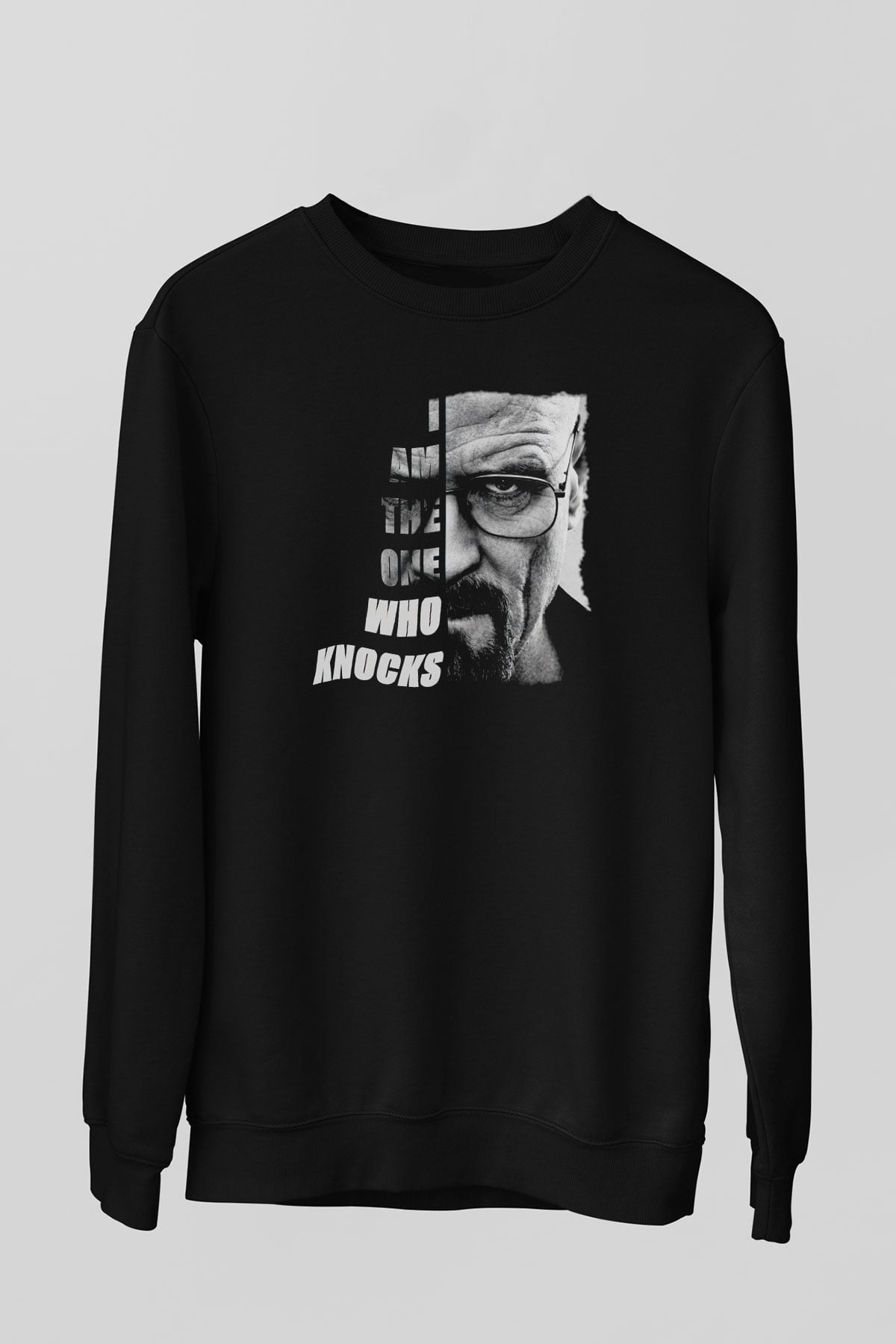 Breaking Bad Heisenberg Siyah Unisex Sweatshirt
