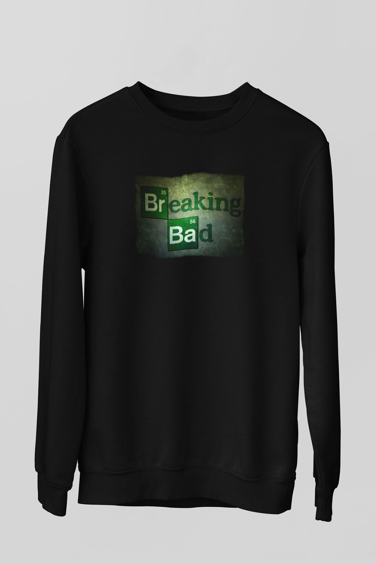 Breaking Bad Heisenberg Siyah Unisex Sweatshirt