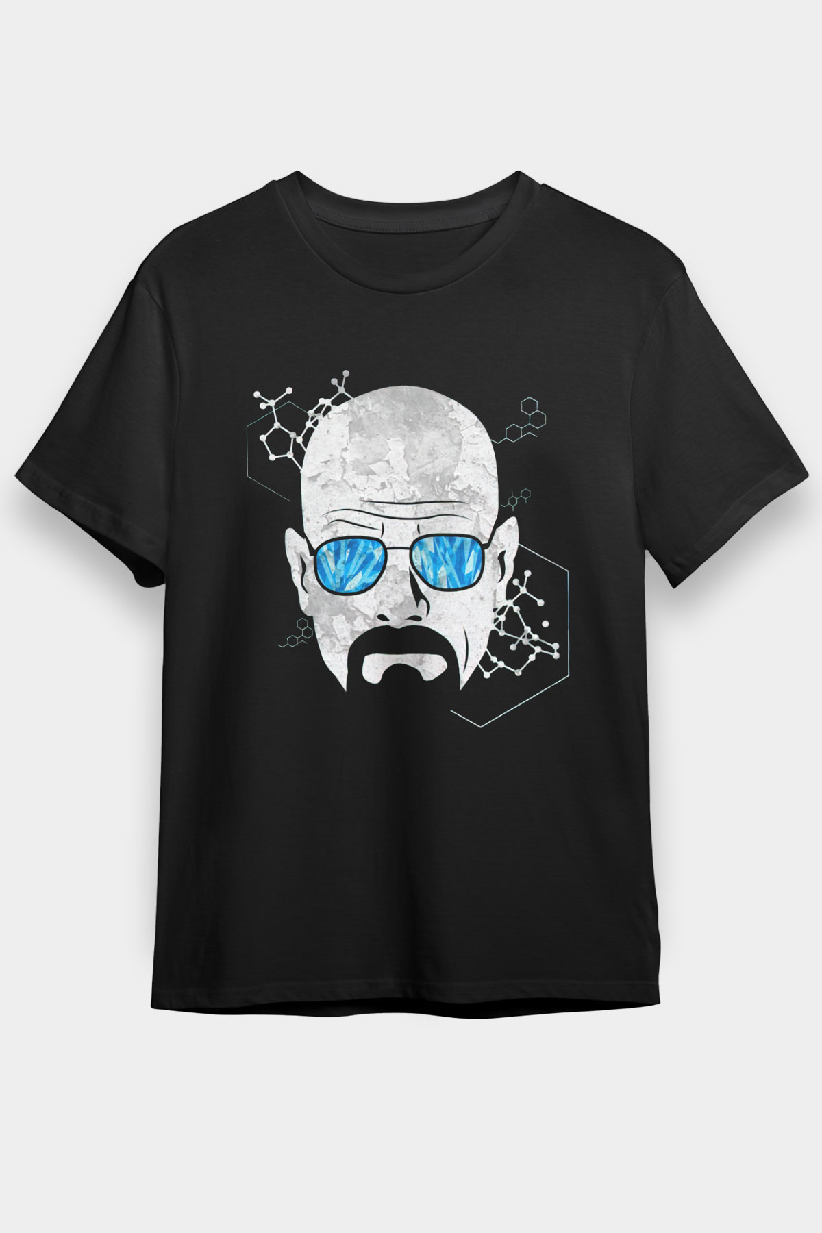 Breaking Bad Heisenberg Black Unisex Graphic Tee - STREETWEAR