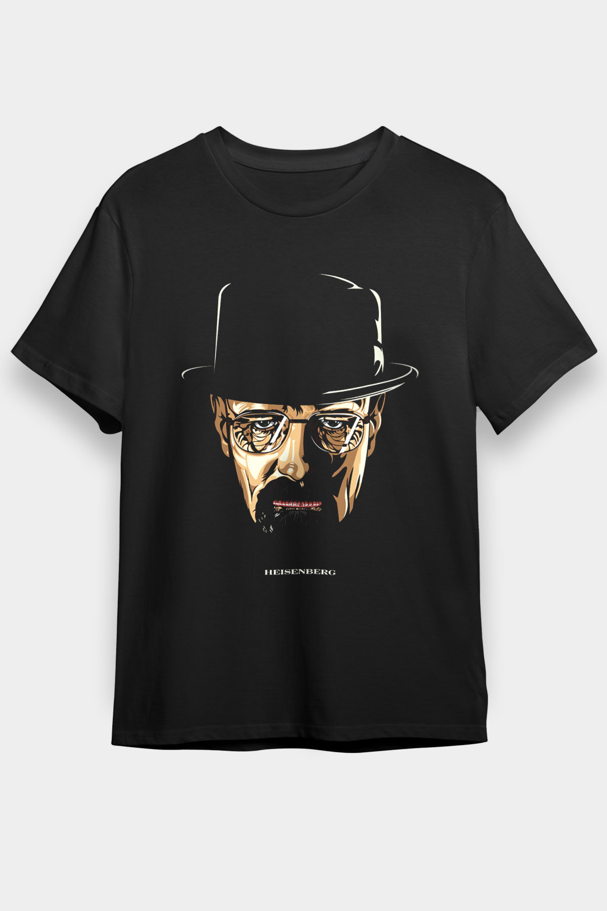 Breaking Bad Heisenberg Black Unisex Graphic Tee - STREETWEAR