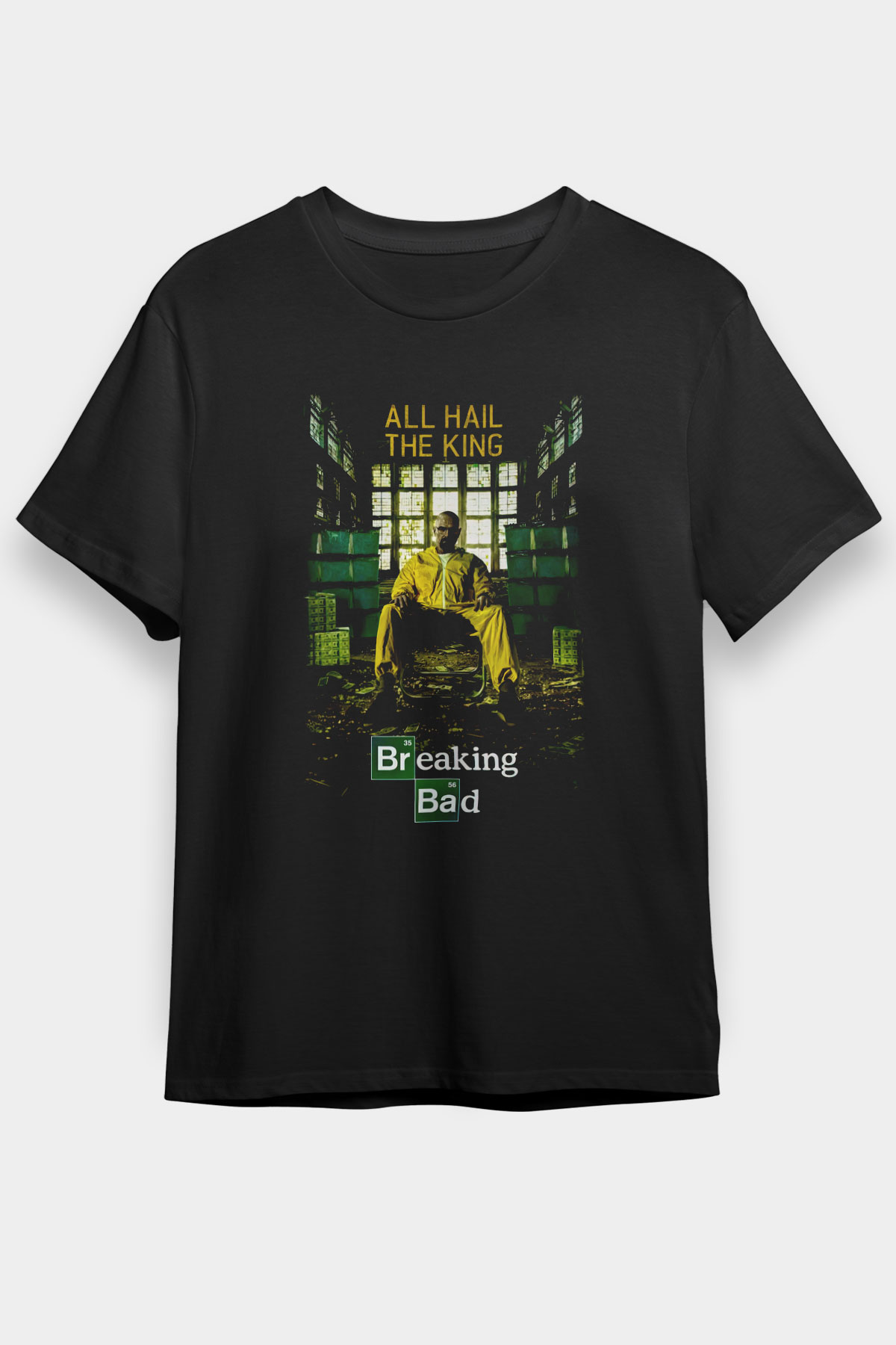 Breaking Bad Heisenberg Black Unisex Graphic Tee - STREETWEAR