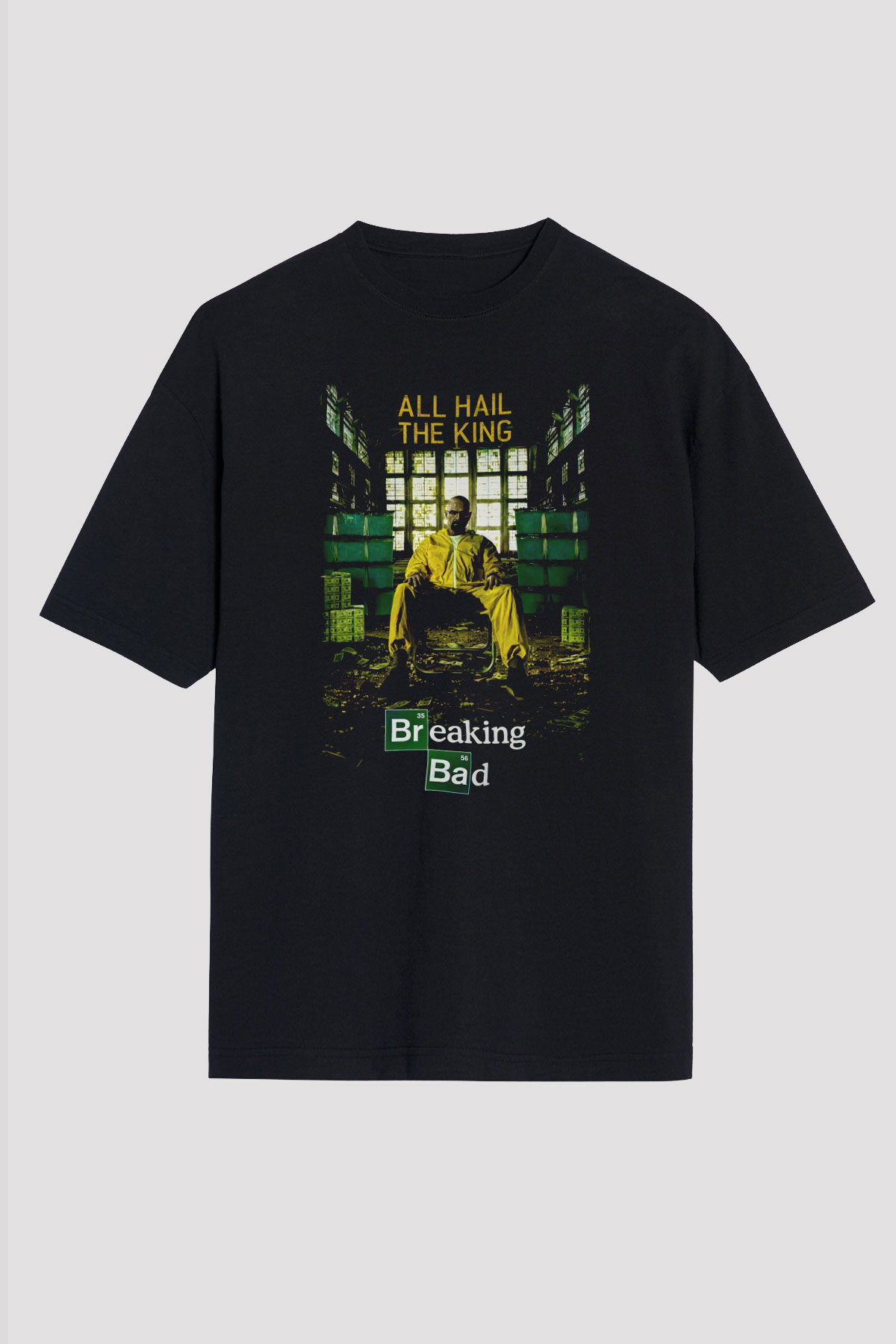 Breaking Bad Heisenberg Siyah Unisex Tişört T-Shirt