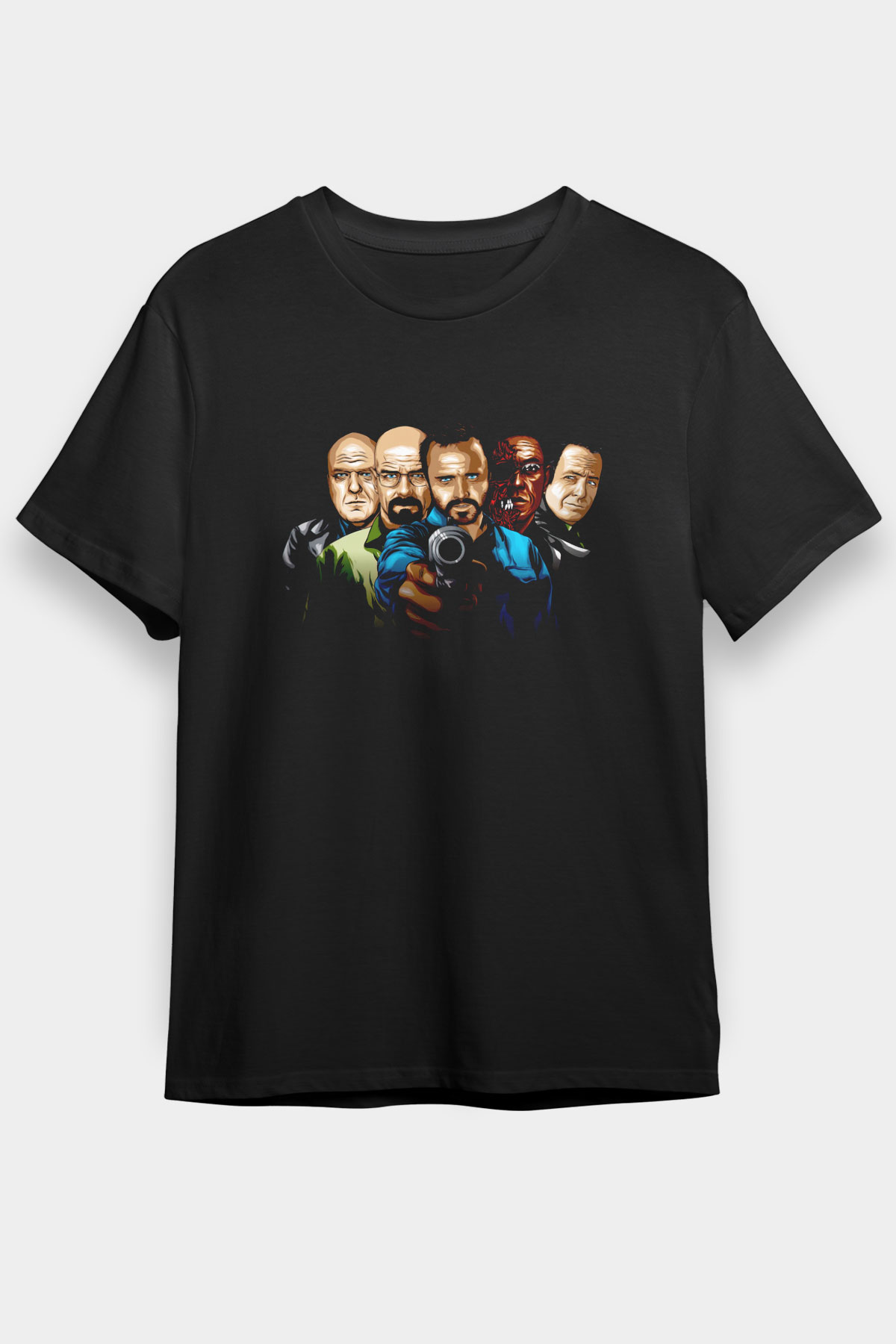 Breaking Bad Heisenberg Black Unisex Graphic Tee - STREETWEAR